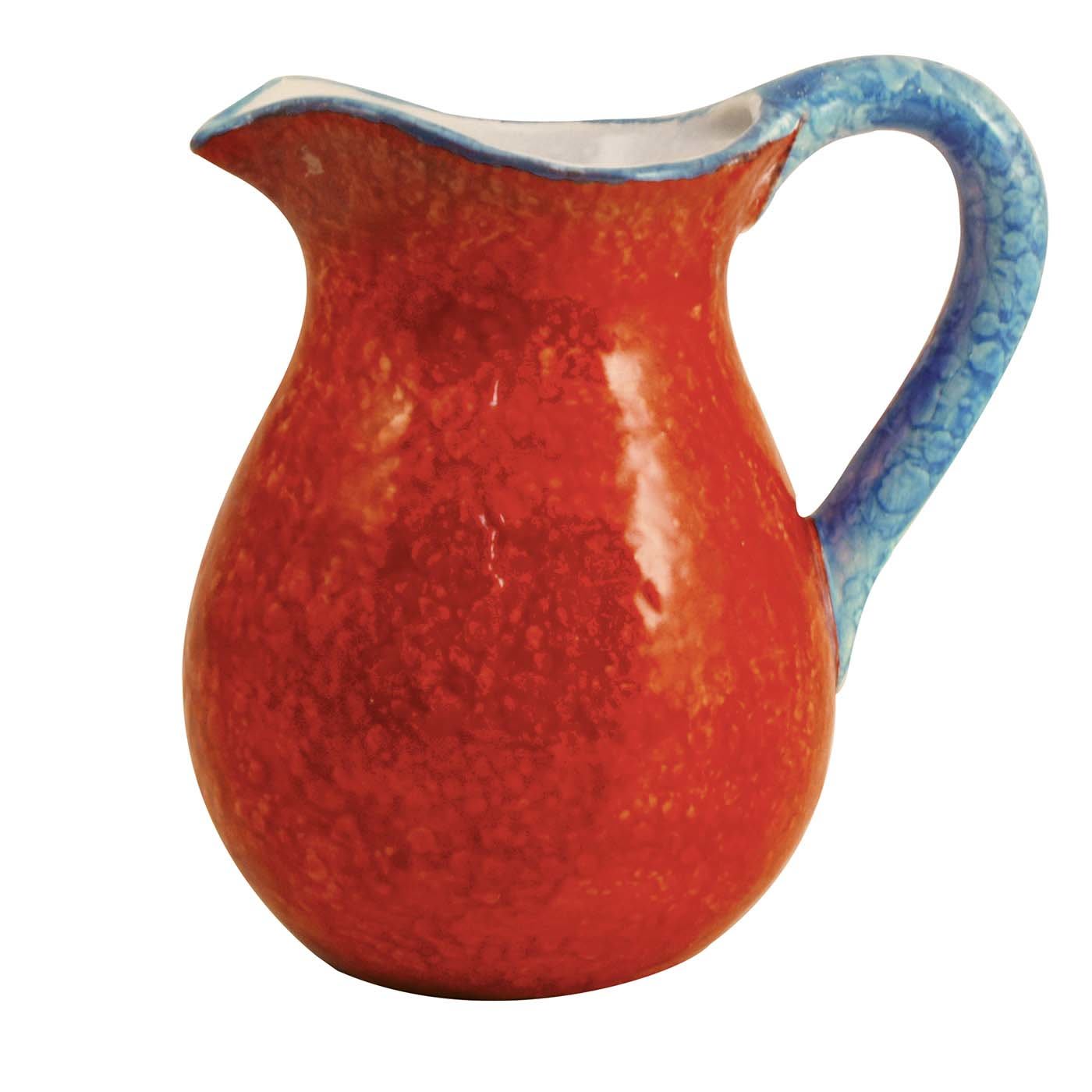 Colors Red Pitcher - Ceramiche Edelweiss
