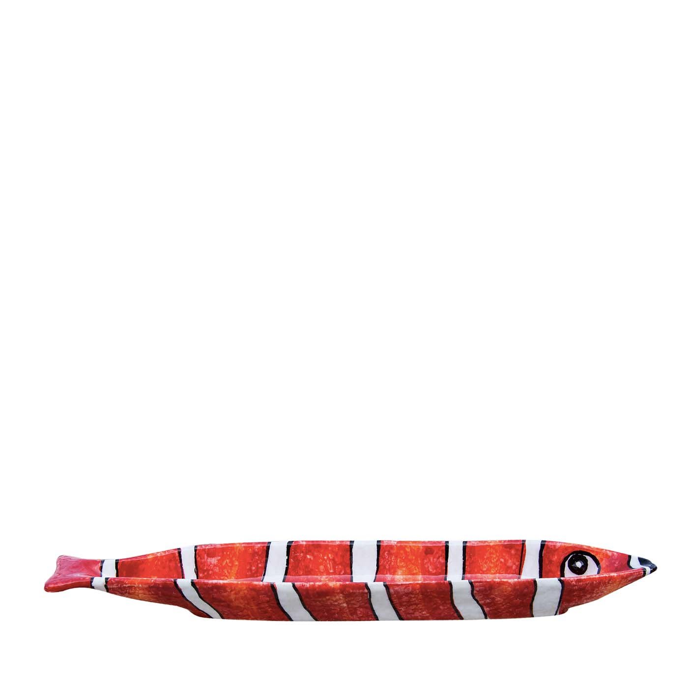 Nemo Red Set of 2 Appetizer Boats - Ceramiche Edelweiss