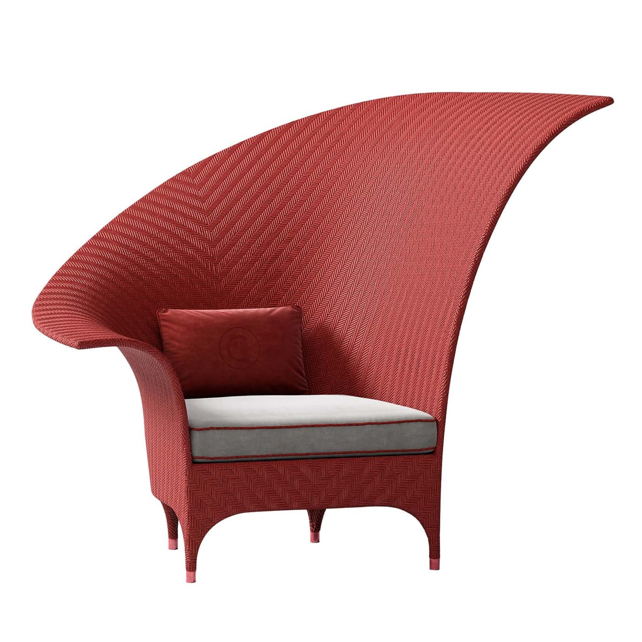 Red Bergere Armchair - Main view