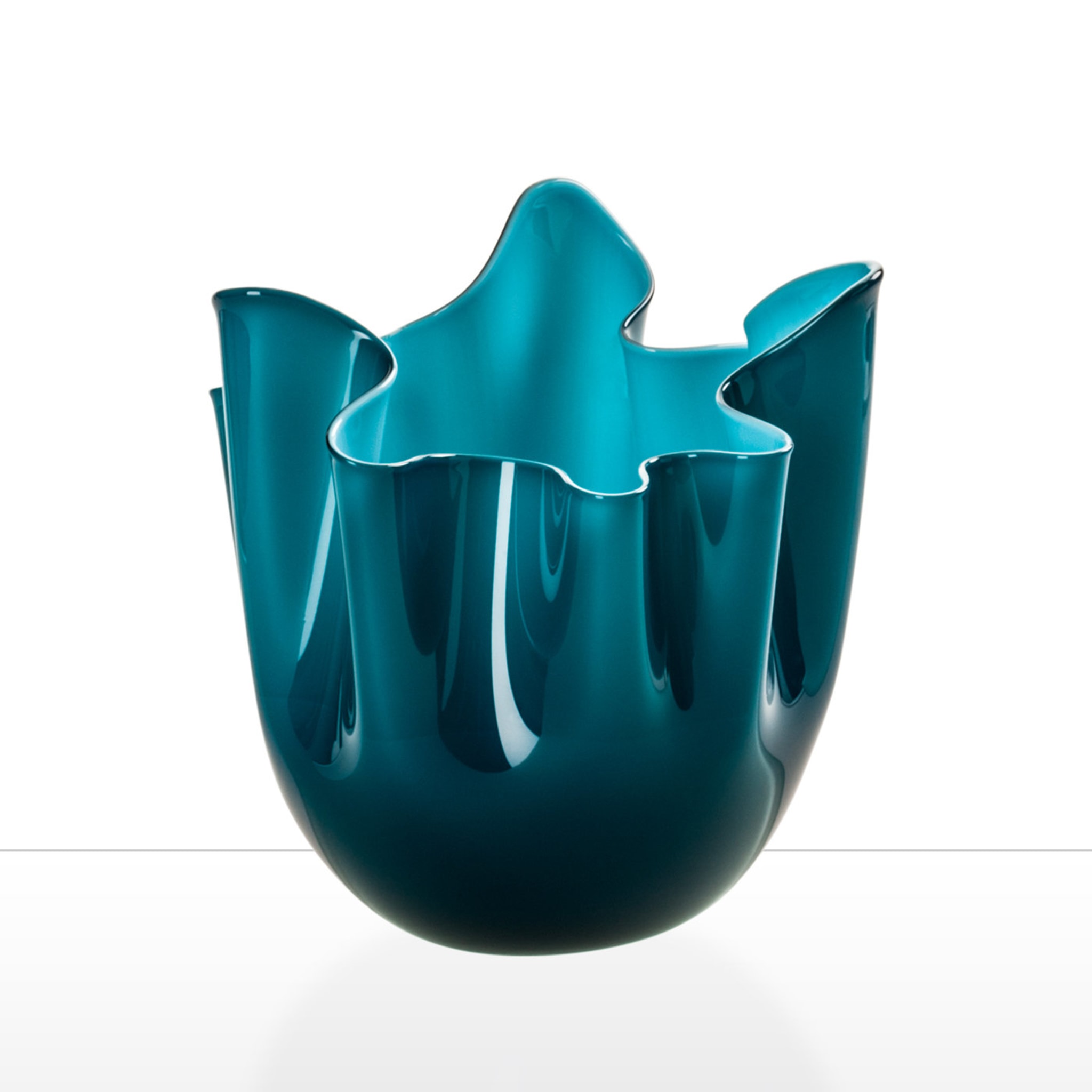 Fazzoletto Opalini Cerulean Vase by Fulvio Bianconi - Alternative view 1