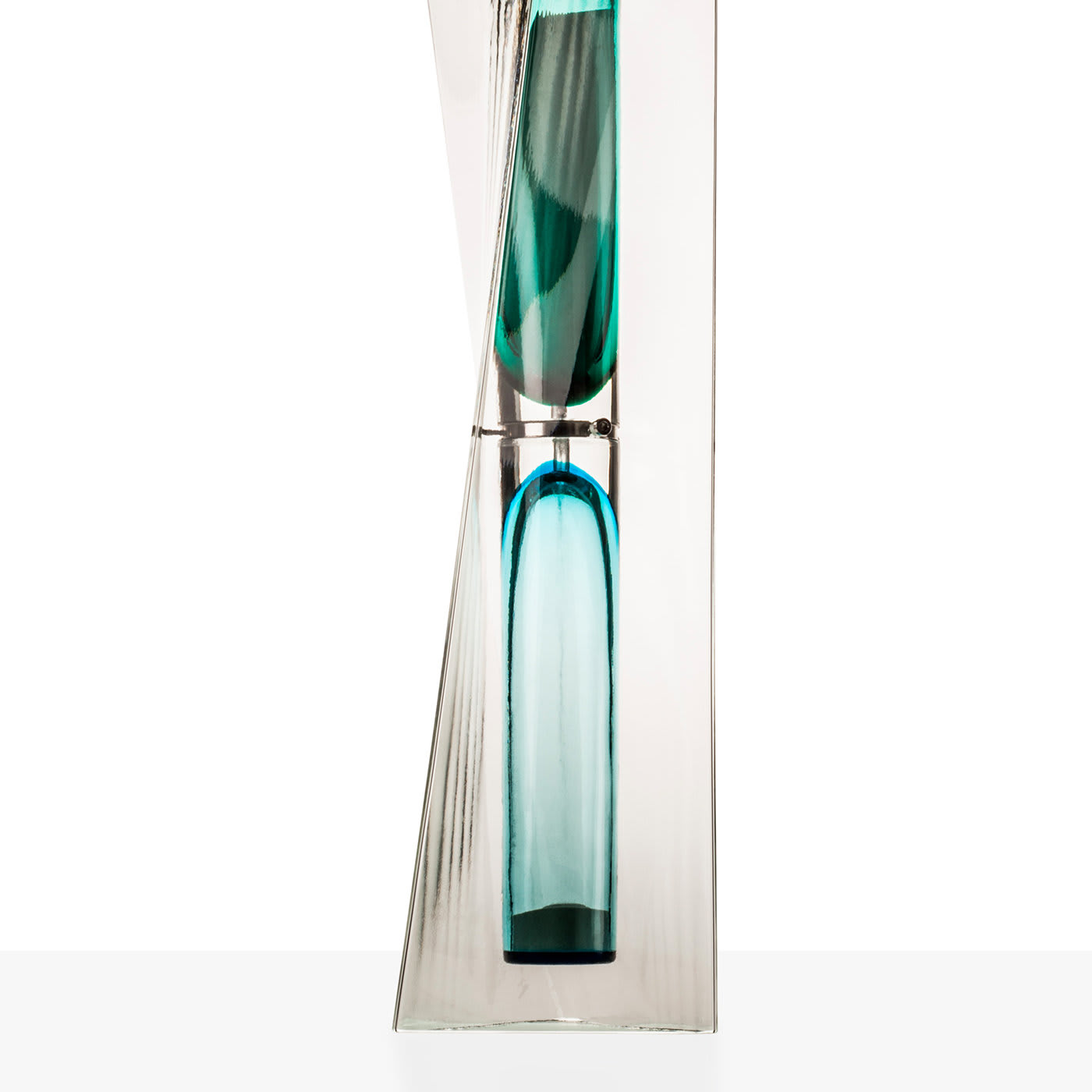 Ando Time Green/Aqua Hourglass by Tadao Ando - Venini