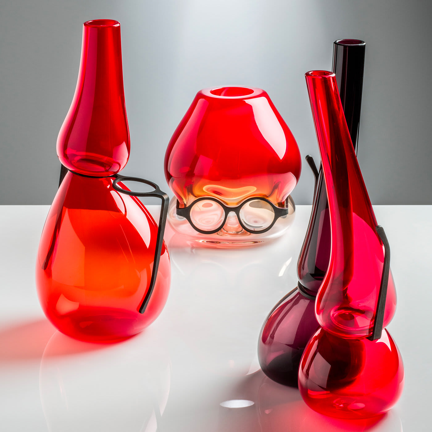 Where Are My Glasses? Double Lens Vase By Ron Arad Studio #8 - Venini