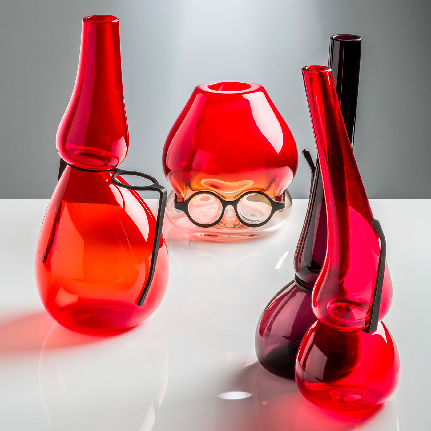 Where Are My Glasses? Single Lens Vase by Ron Arad Studio # 3 - Venini