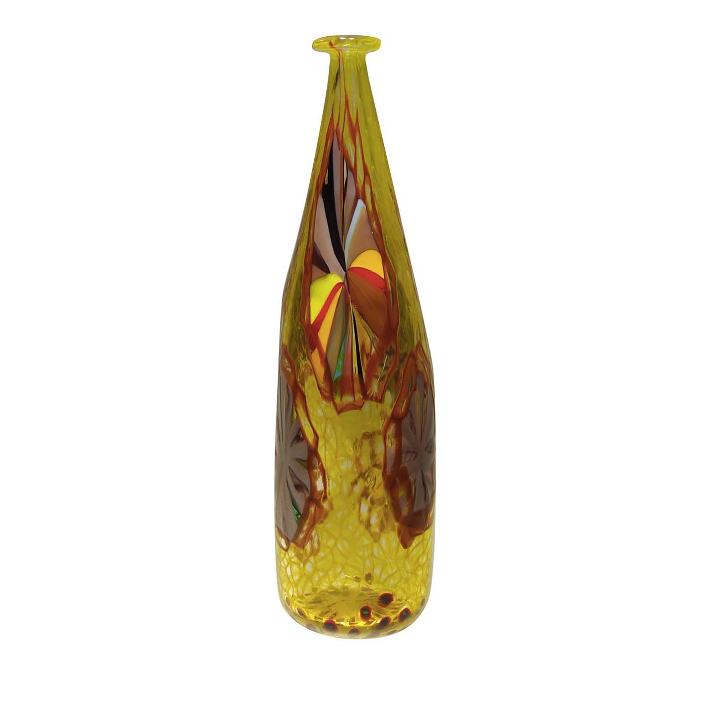 Fondaco Yellow Vase - Murano Glam