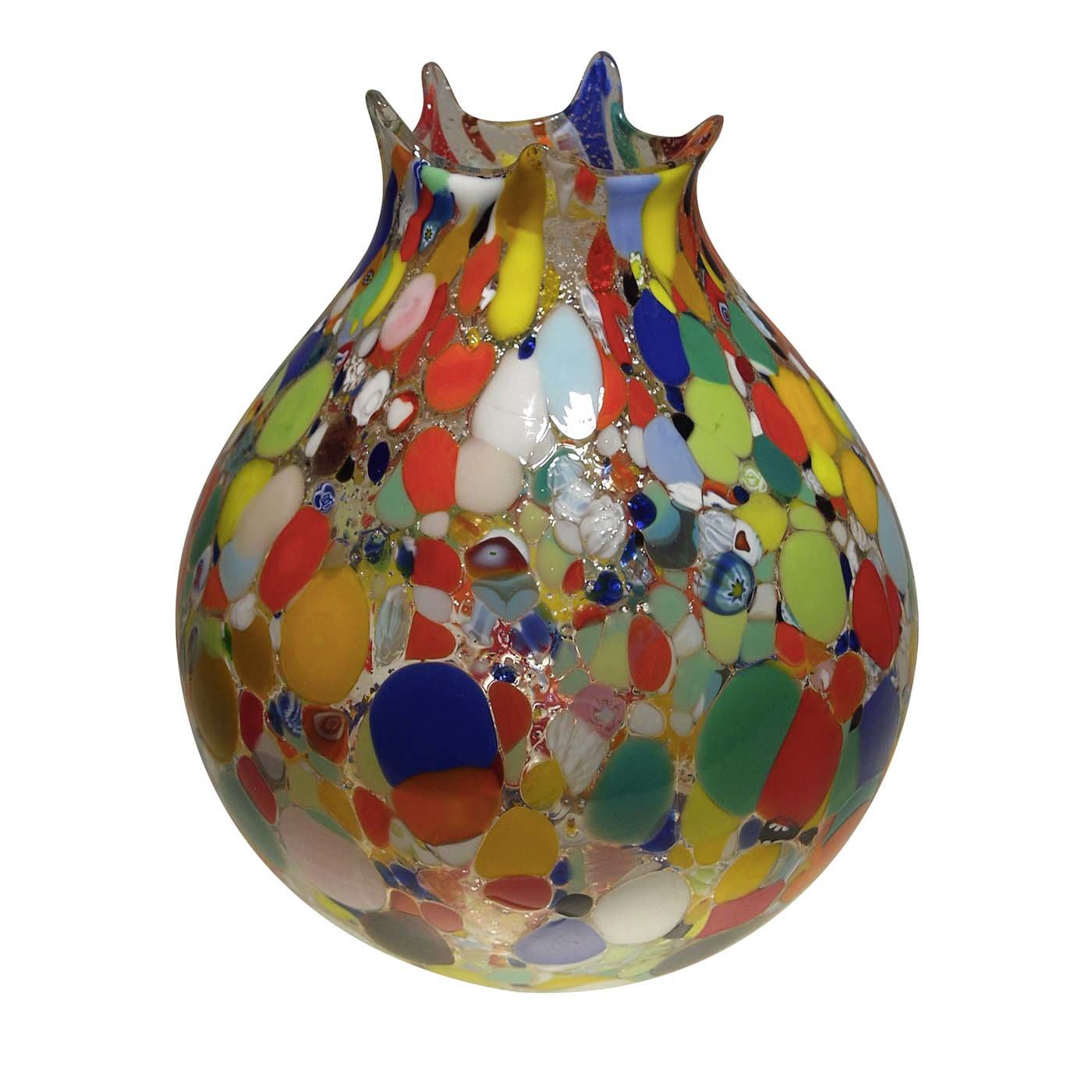 Torcello Multicolor Vase - Murano Glam