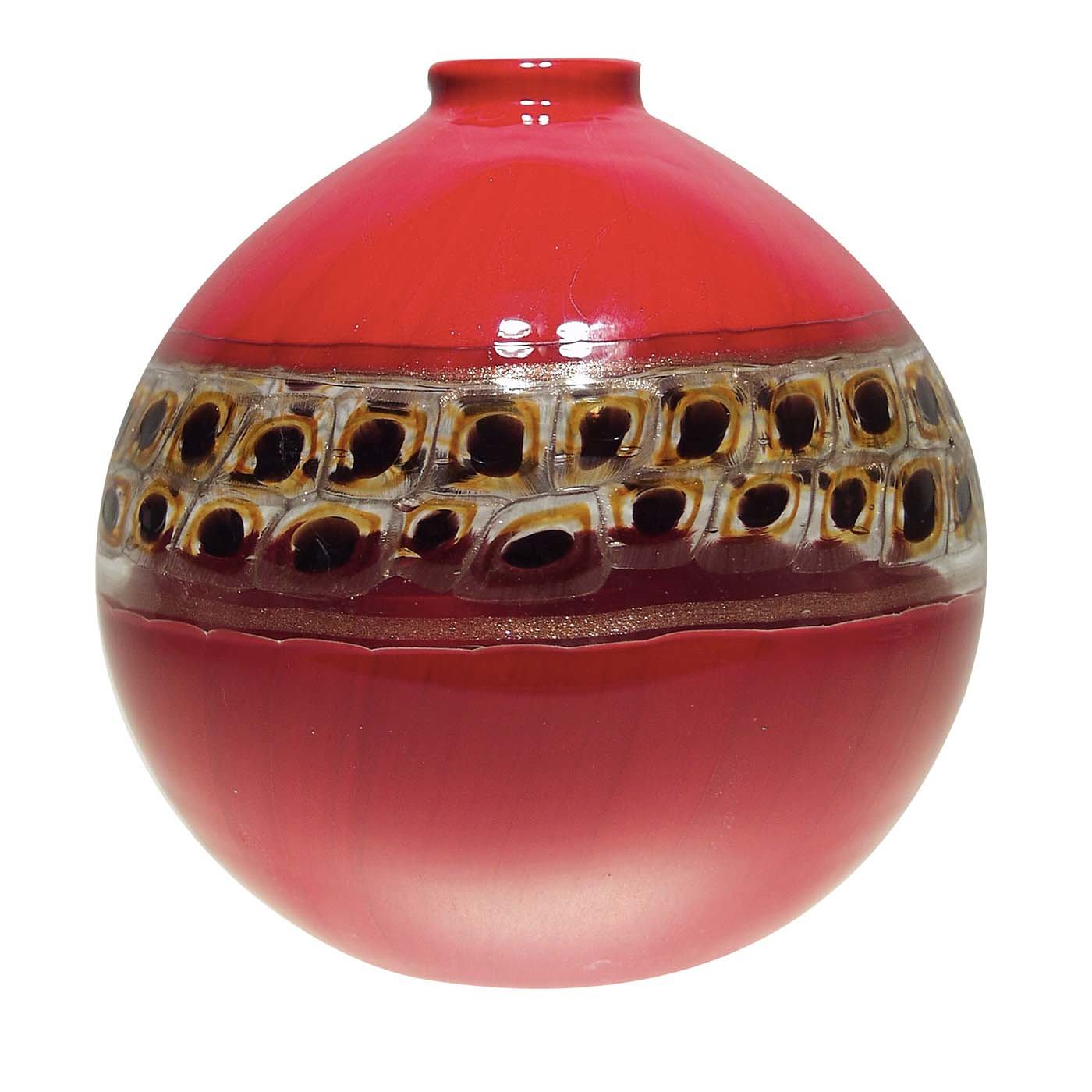 Cà d'Oro Red Vase - Murano Glam