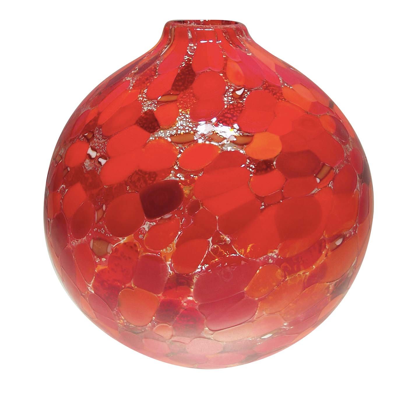 Canal Grande Red Vase - Murano Glam