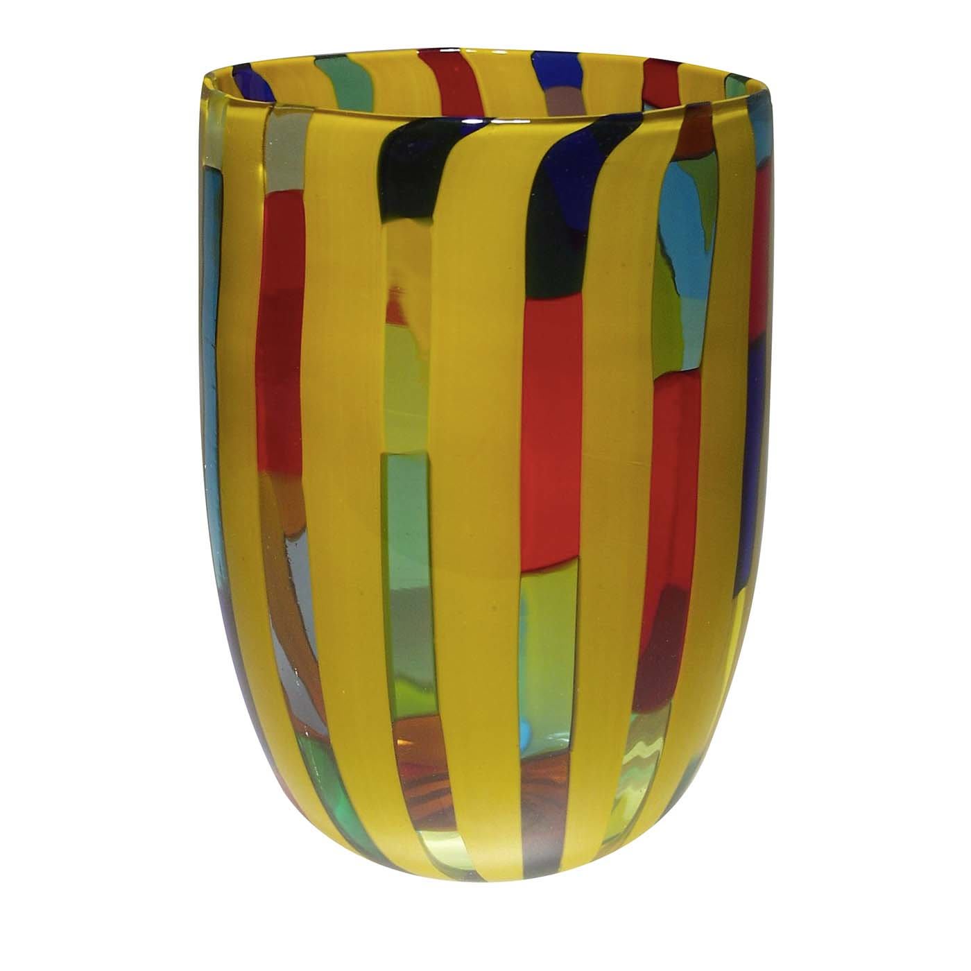 Gondola Silva Mustard Vase - Murano Glam