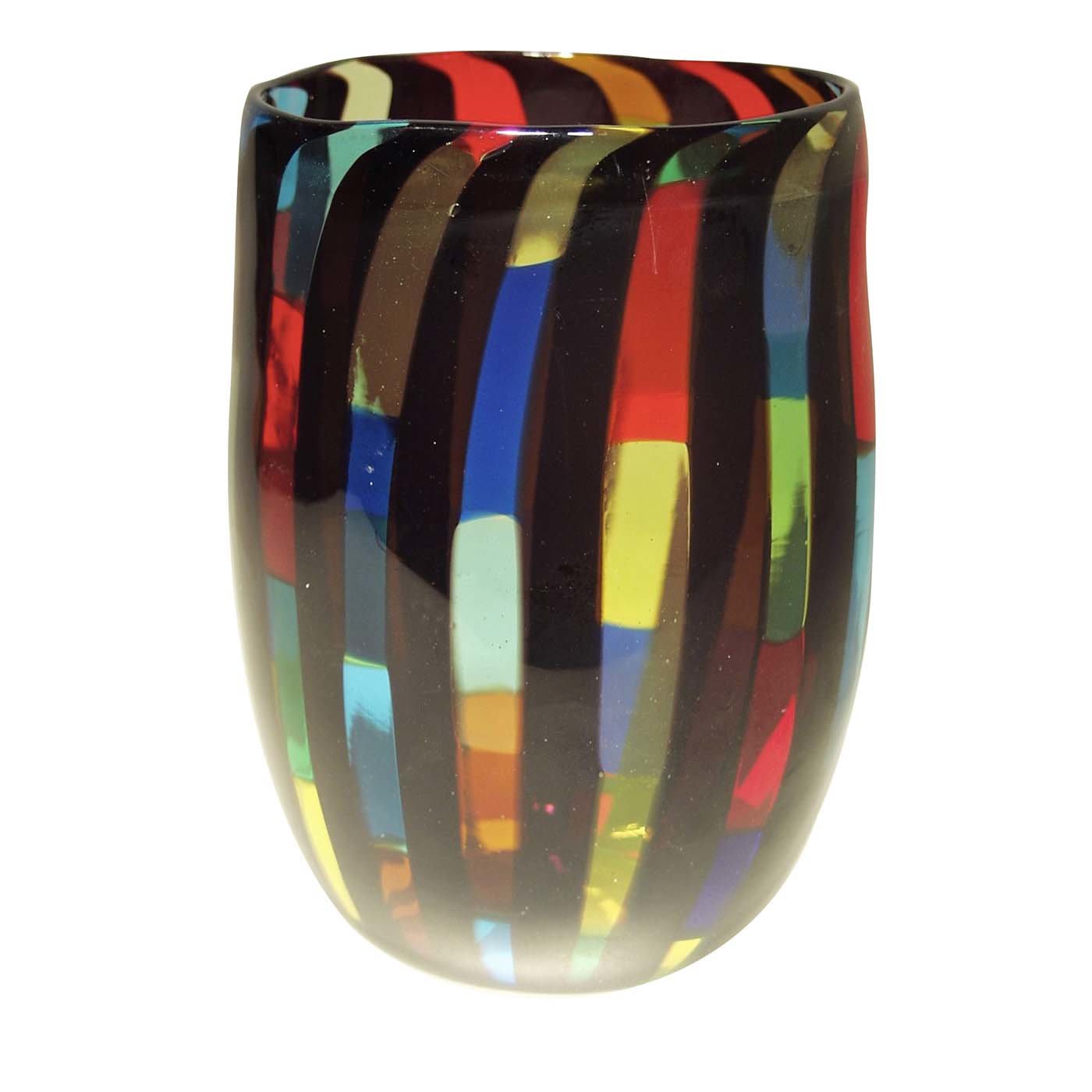 Gondola Silva Black Vase - Murano Glam