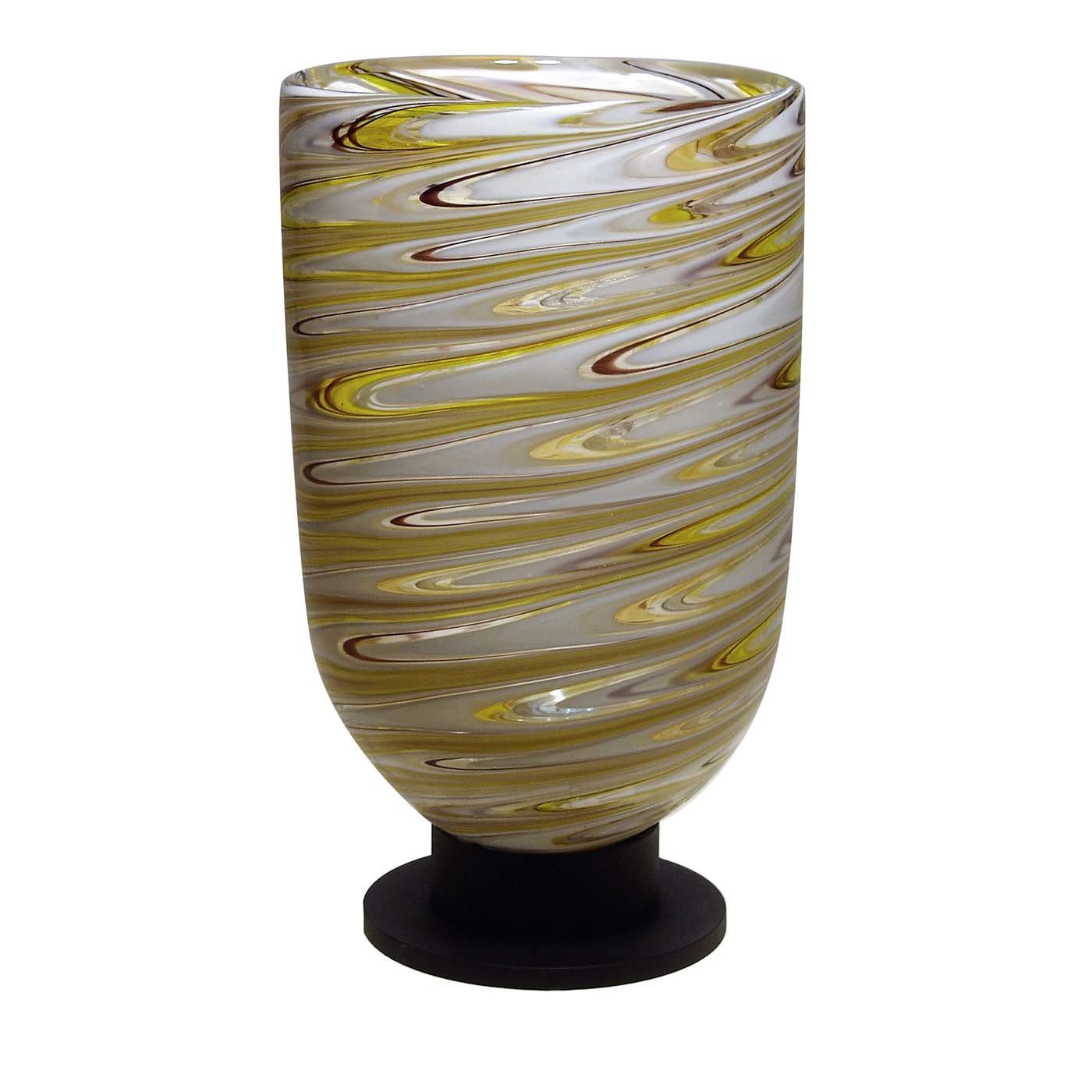 Morosini Onde Ivory Table Lamp - Murano Glam