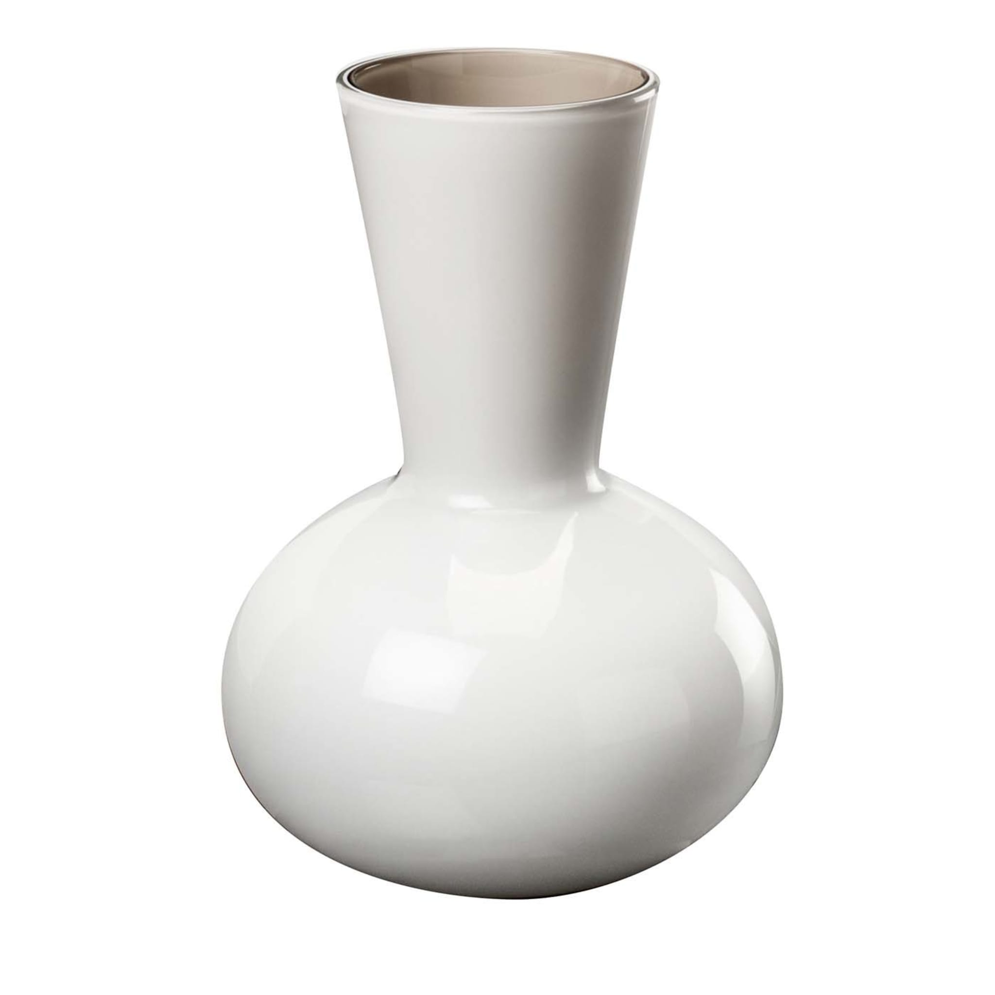 Idria White Vase by Paolo Venini - Main view