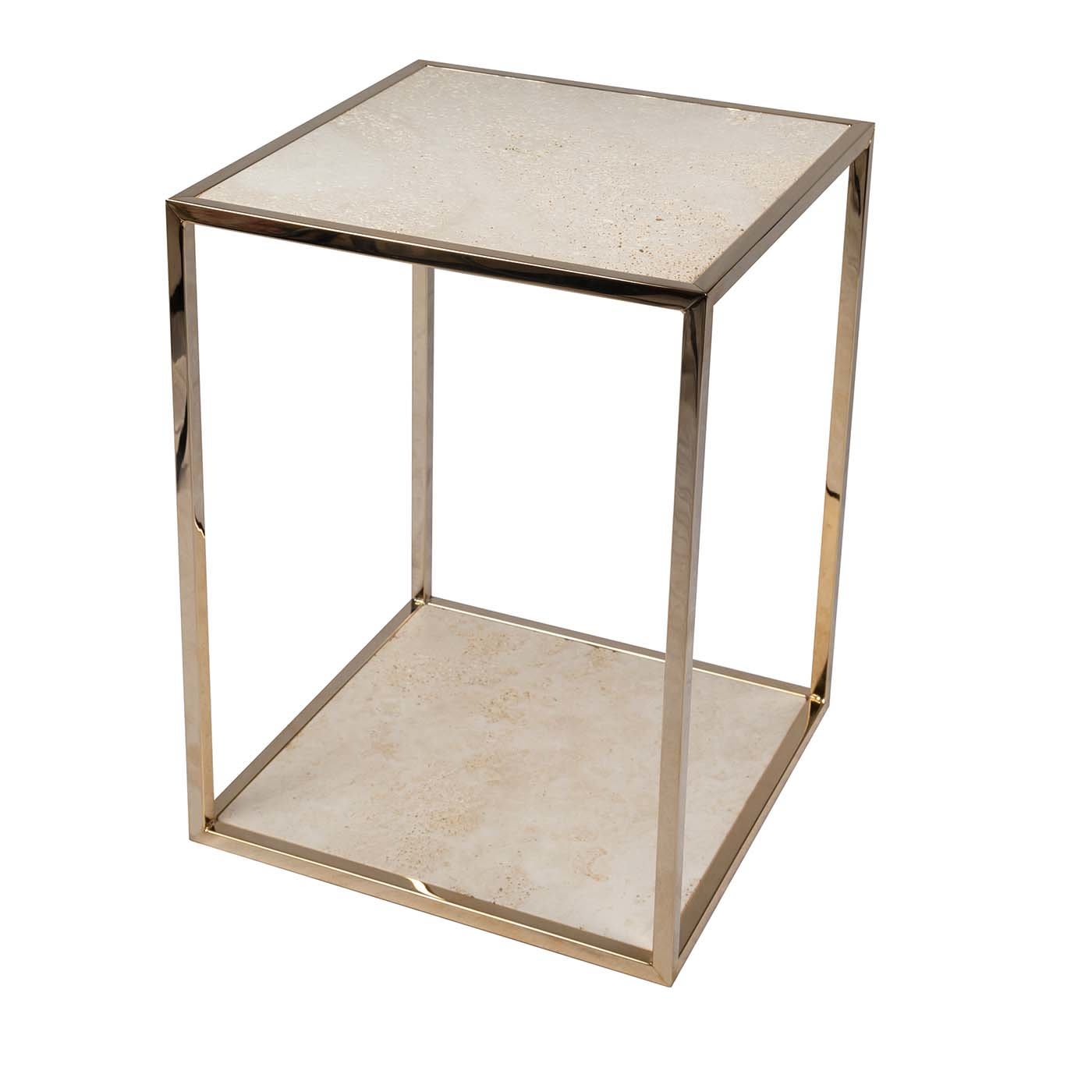 Cubit side table with double stone - Cube3
