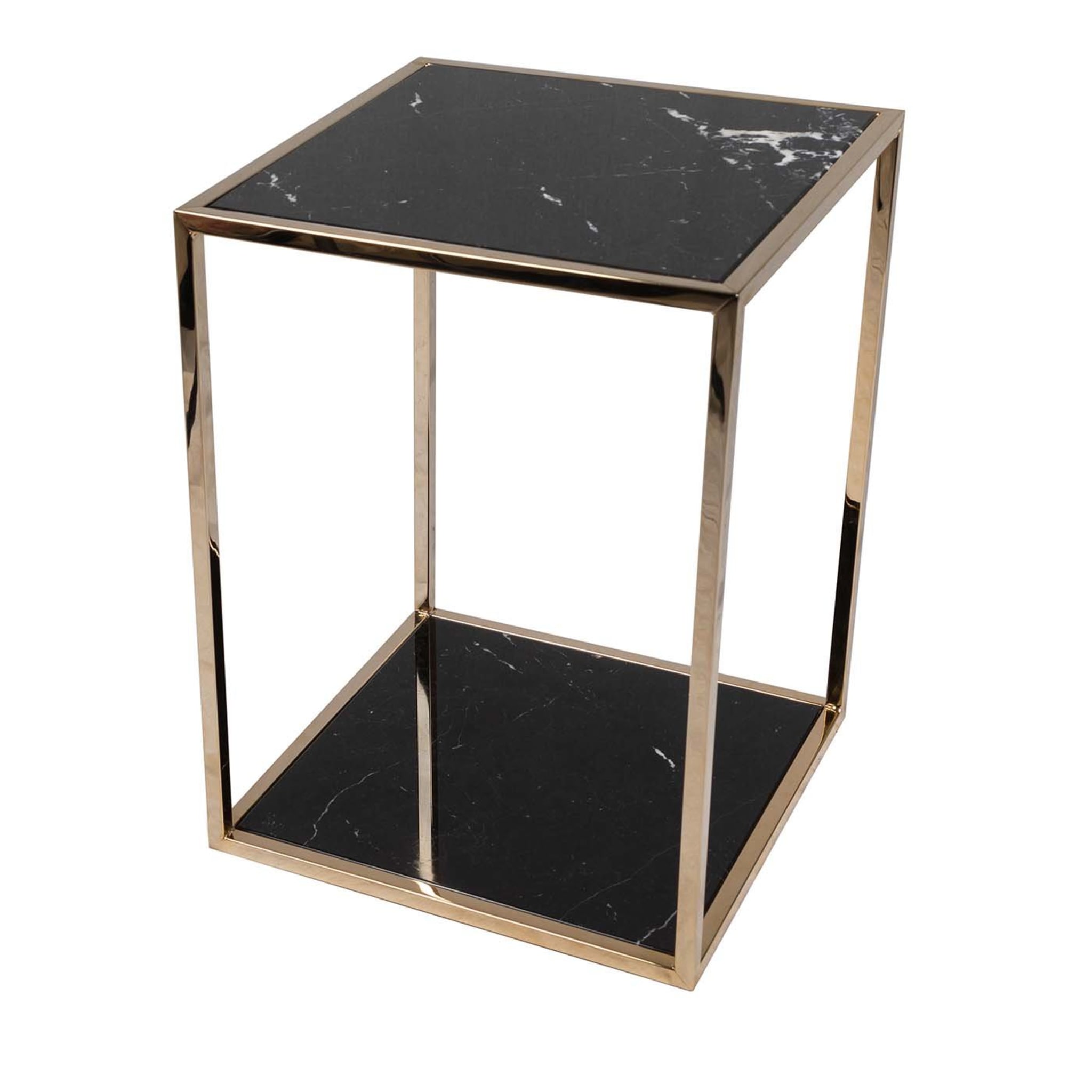 Cubit side table double marble - Main view