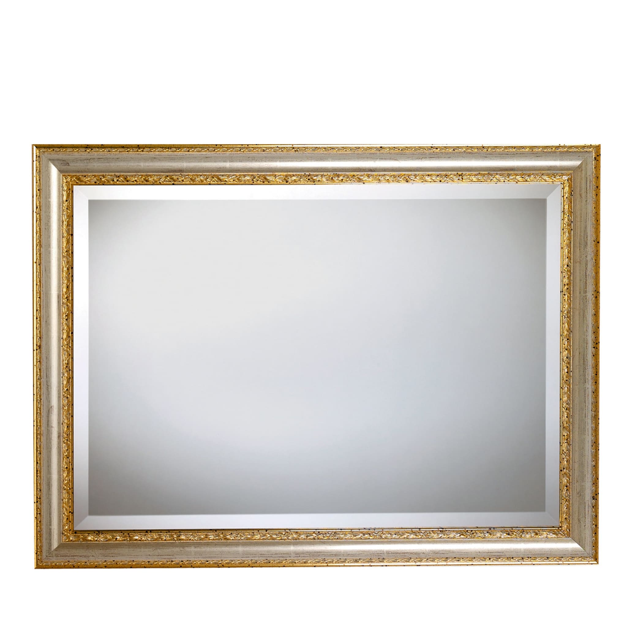Specchio da Parete 'Novoli' 50 x 70 cm Specchio Rettangolare a Taglio  Sfaccettato Fissaggio Verticale-Orizzontale Cornice color Oro [en.casa]