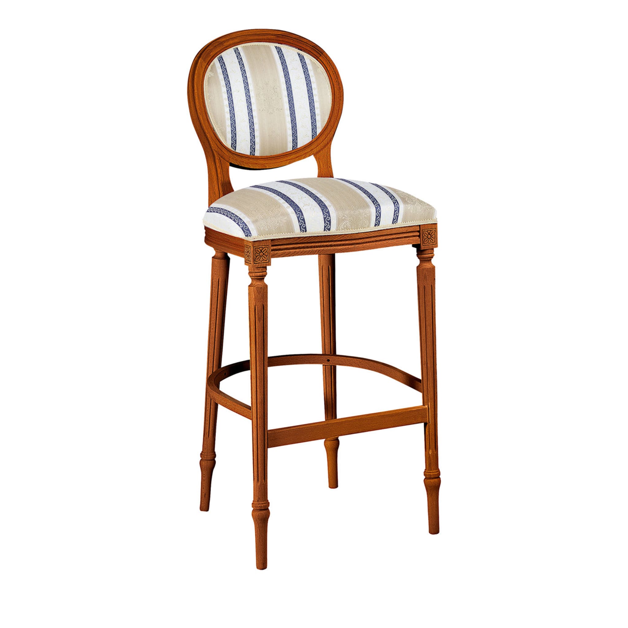 Multicolor Striped Bar Stool - Main view