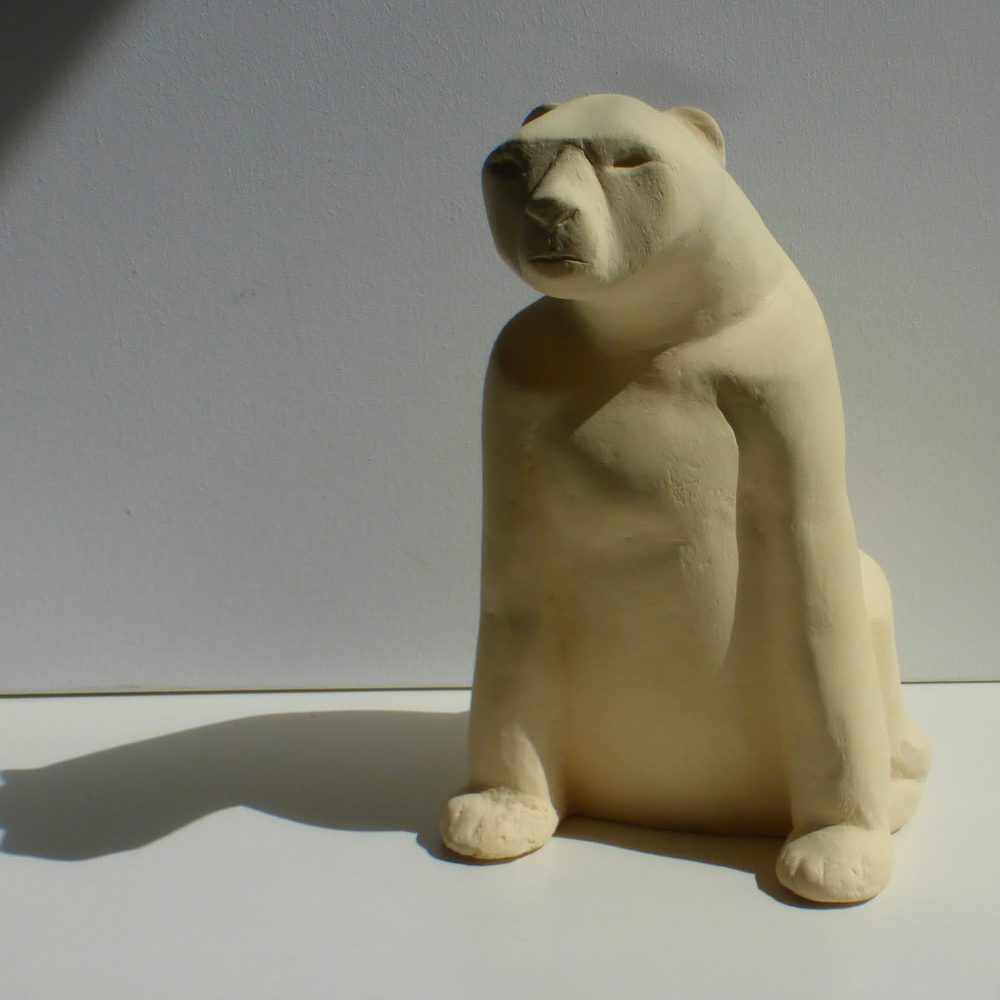White Panther Sculpture - Daniele Nannini