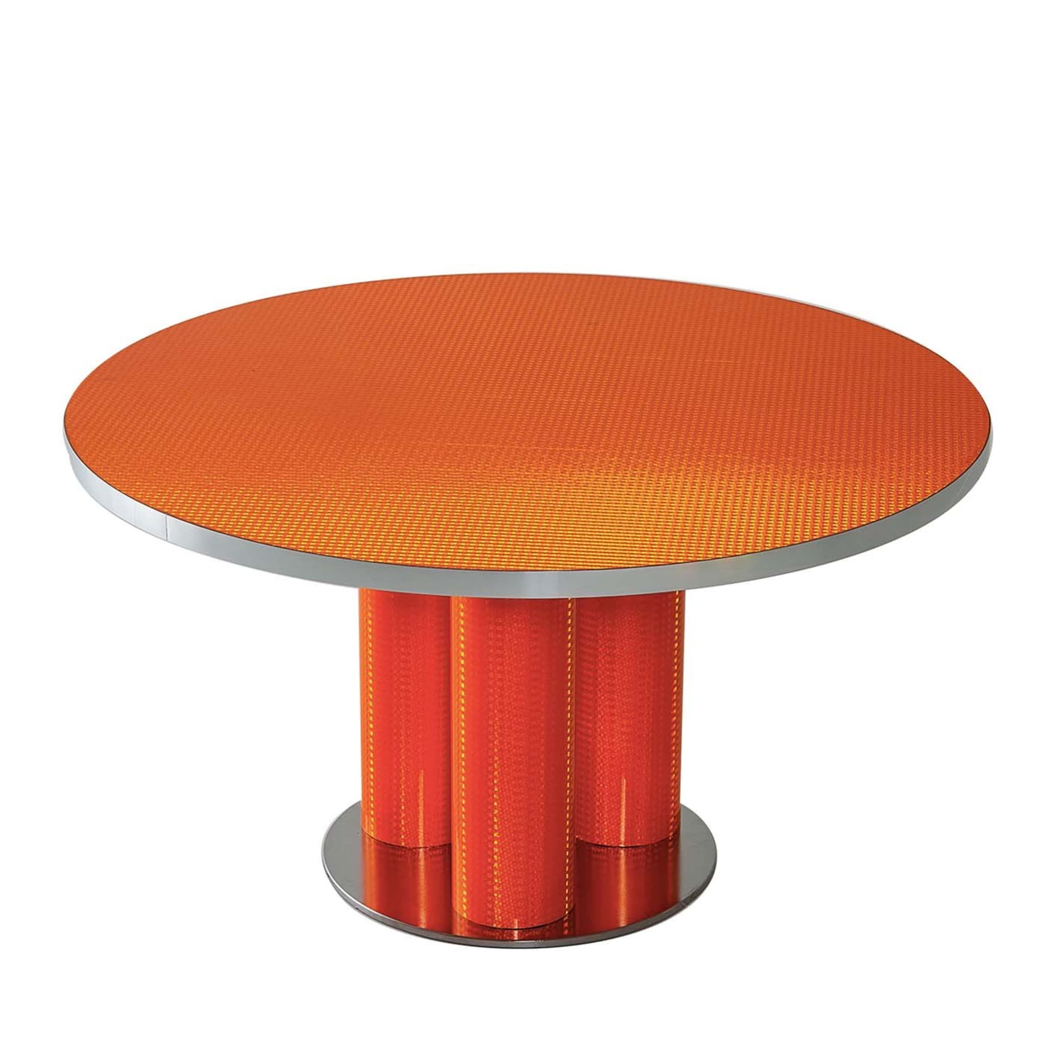 Reflective Collection - Red round coffee table - Main view