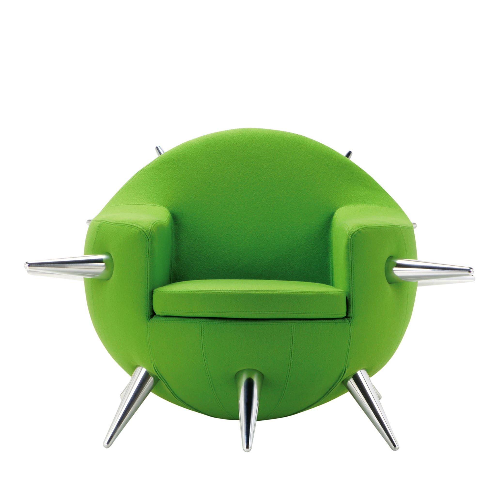 Bomb Green Armchair by Simone Micheli - Main view