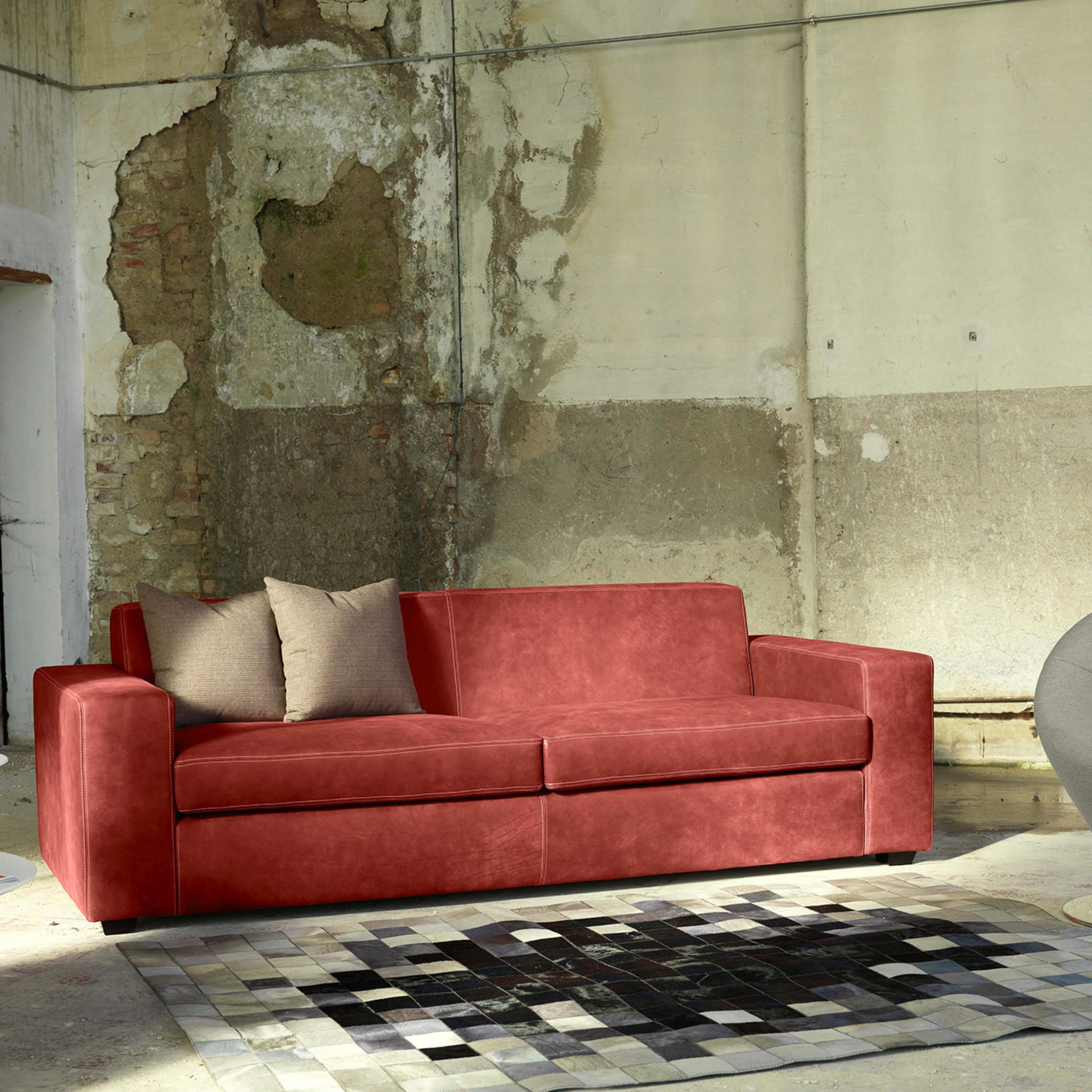 Kooi Brick Red Sofa - Alternative view 1