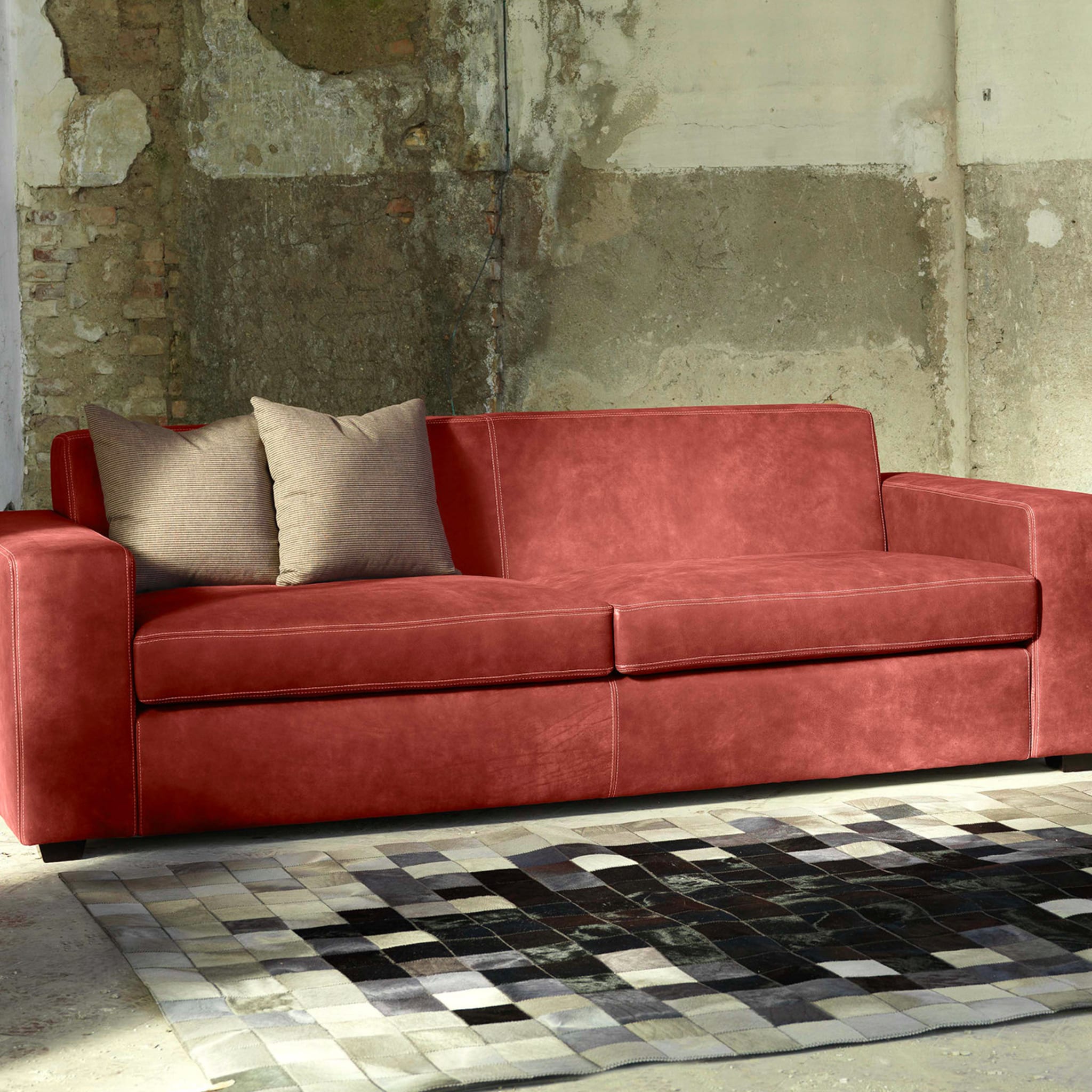 Kooi Brick Red Sofa - Alternative view 2