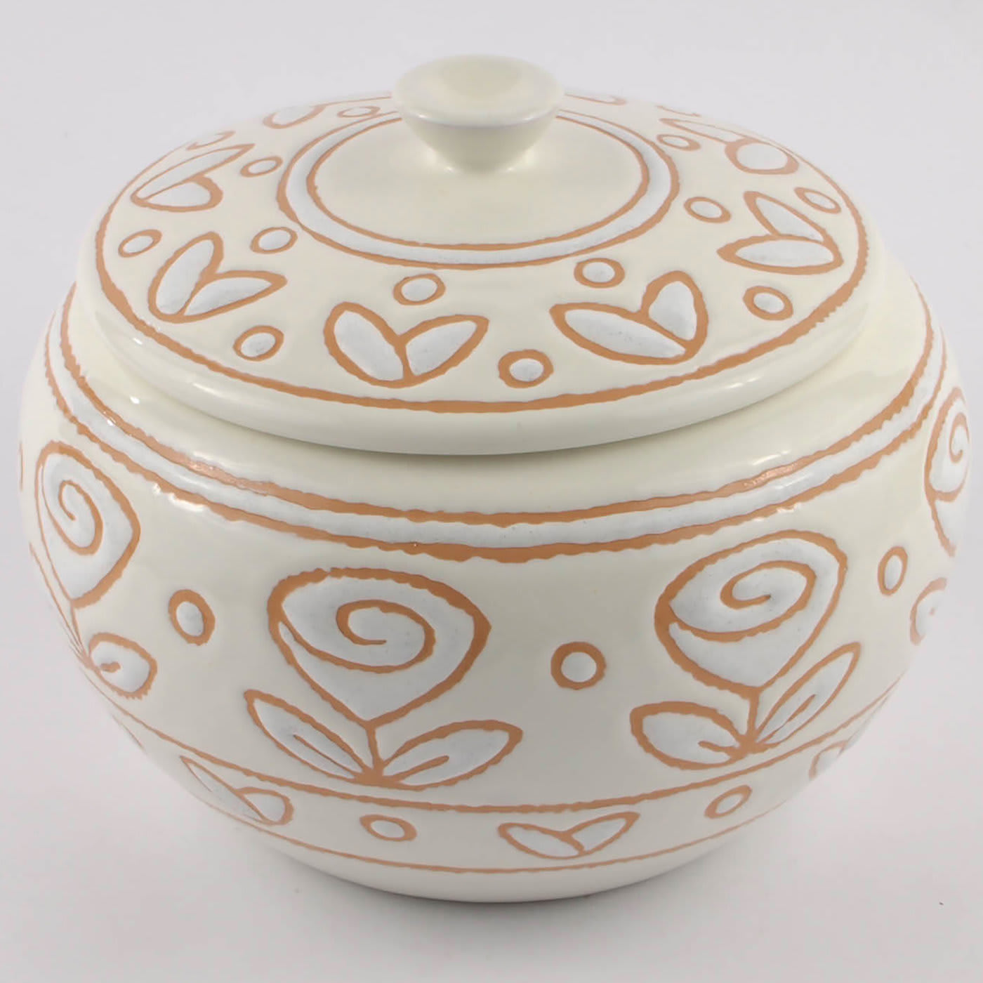Maiolica Cookie Jar - Ceramiche Santalucia