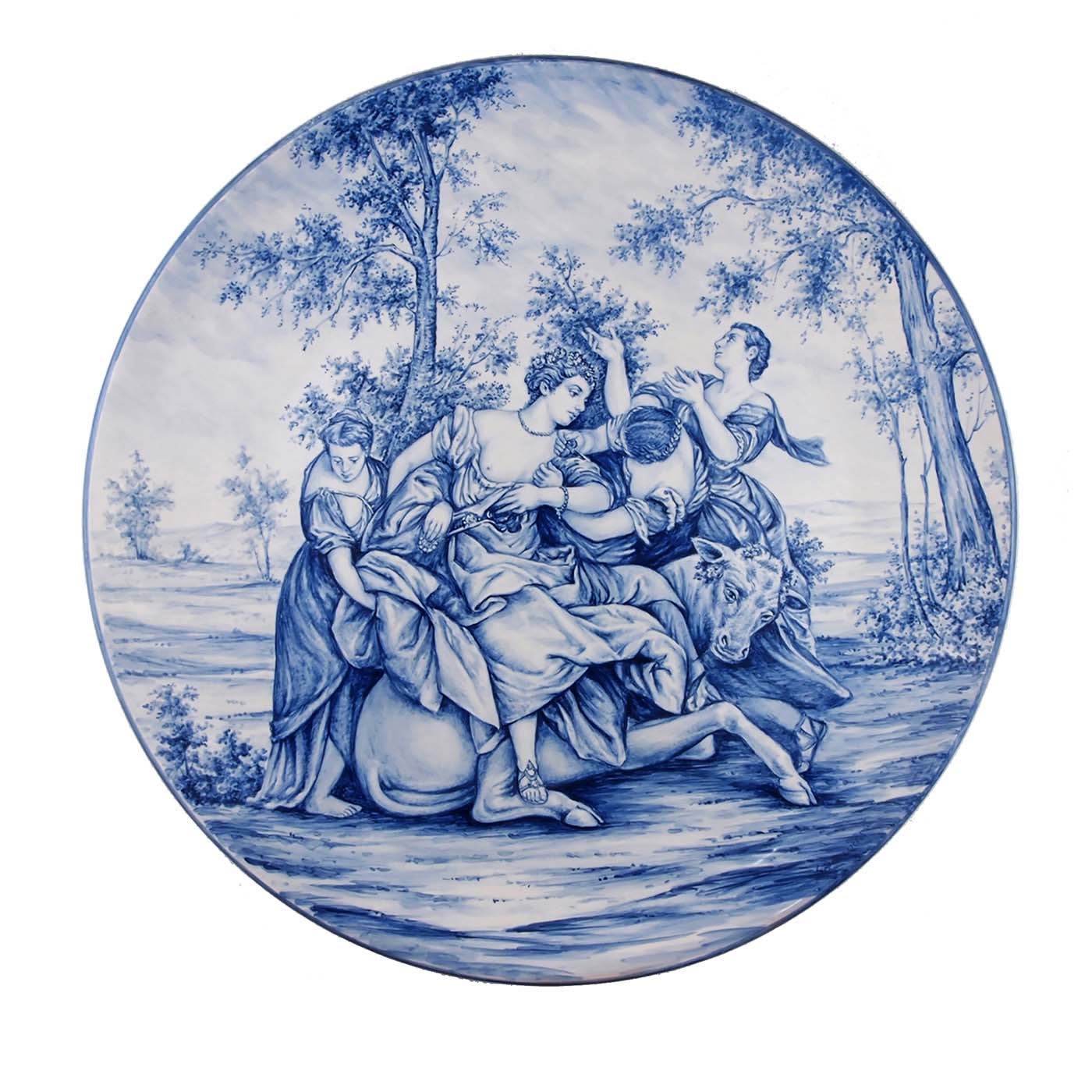 Il Classico Mythological Decorative Plate - Ceramiche Santalucia