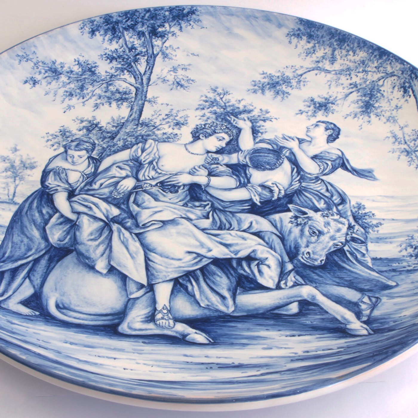 Il Classico Mythological Decorative Plate - Ceramiche Santalucia