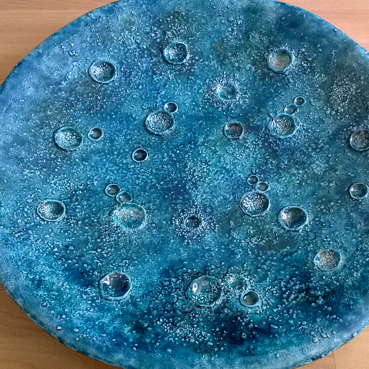 Blue Moon Landscape Decorative Plate #1 - Casa Del Mar