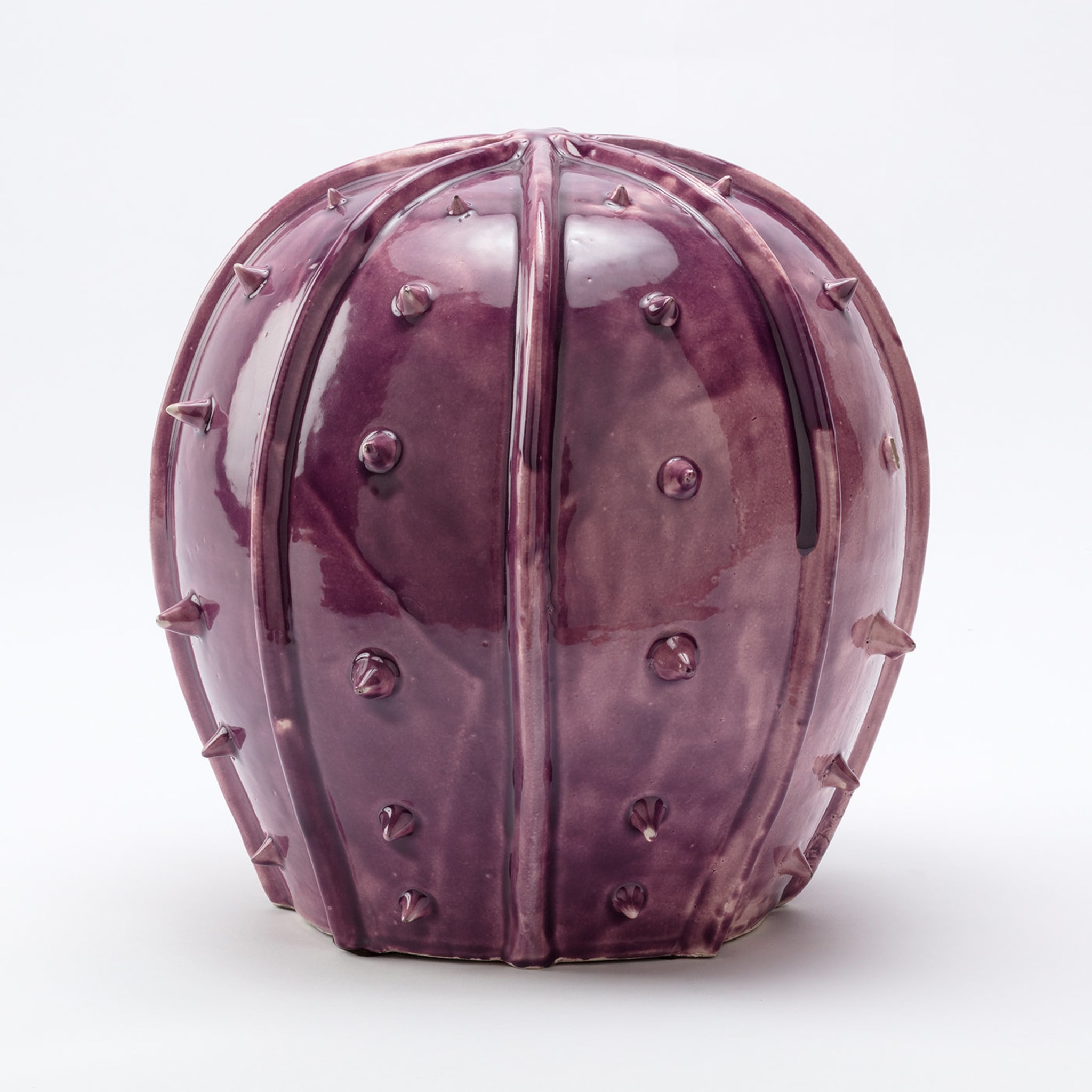 Cactus Purple Round Sculpture - Alternative view 1