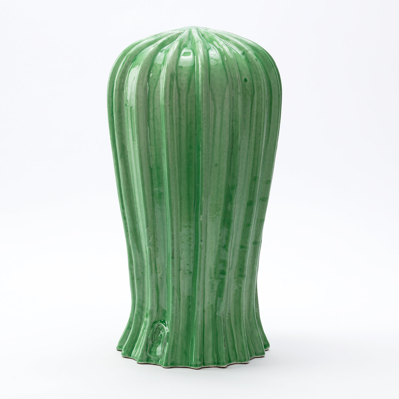 Cactus Tall Green Sculpture - Cerasarda