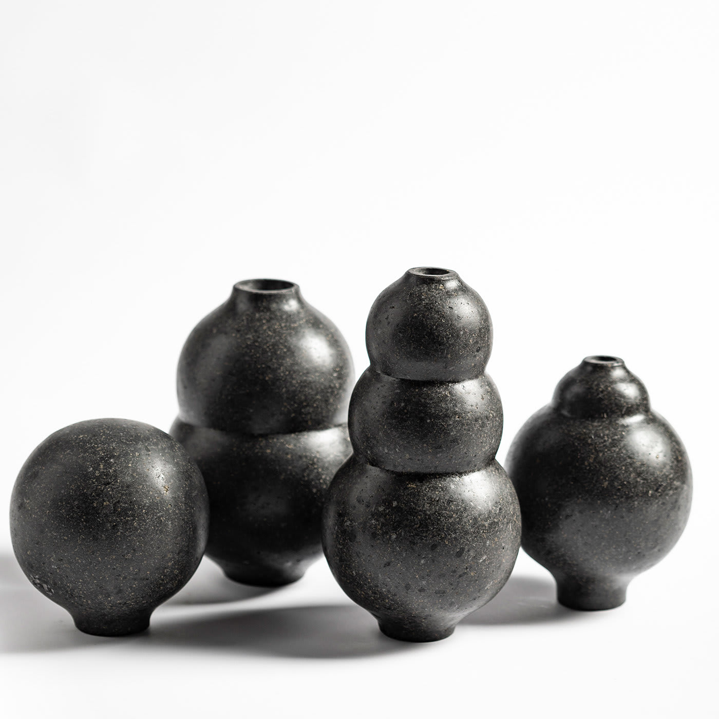 Etna Vases #3 Set of 4 by Martinelli Venezia Studio - Lithea