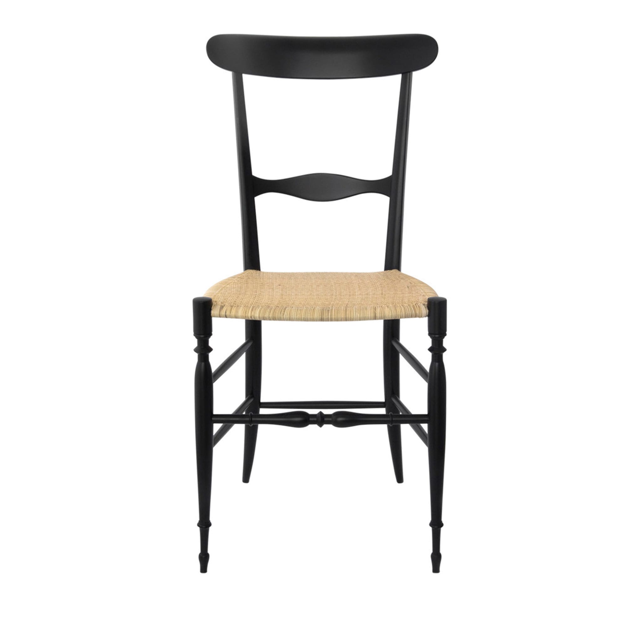 Chaise en bois de hêtre noir Campanino Classica - Vue alternative 1