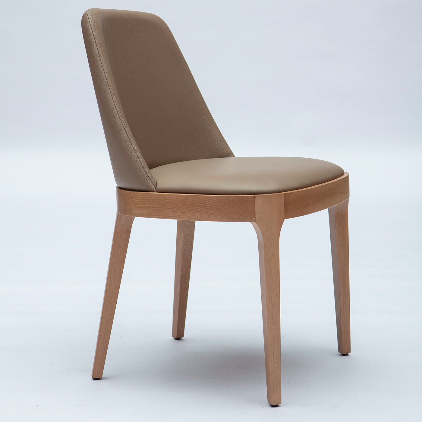 Club 24 leather dining chair - Livoni