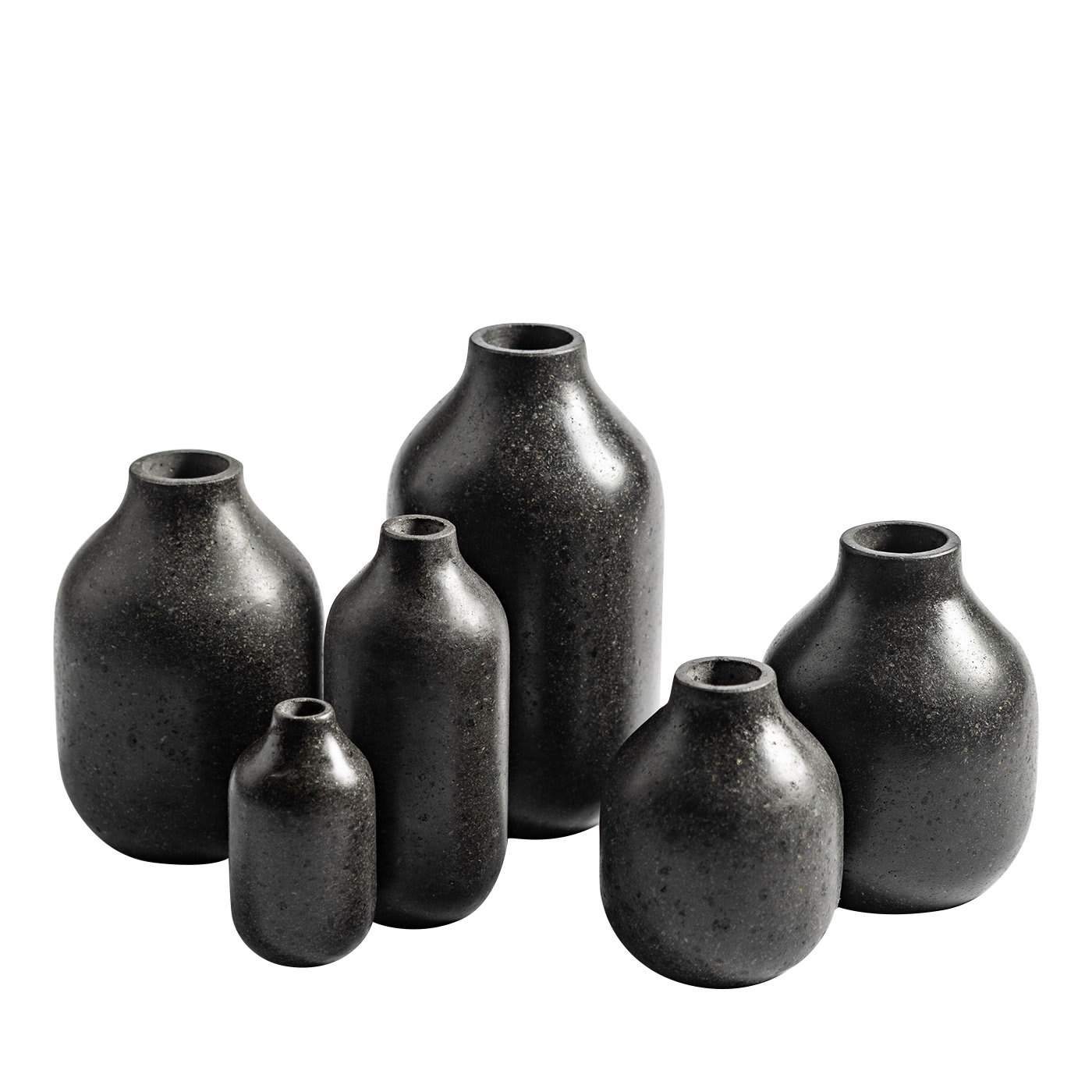Etna Vases #2 Set of 6 by Martinelli Venezia Studio - Lithea