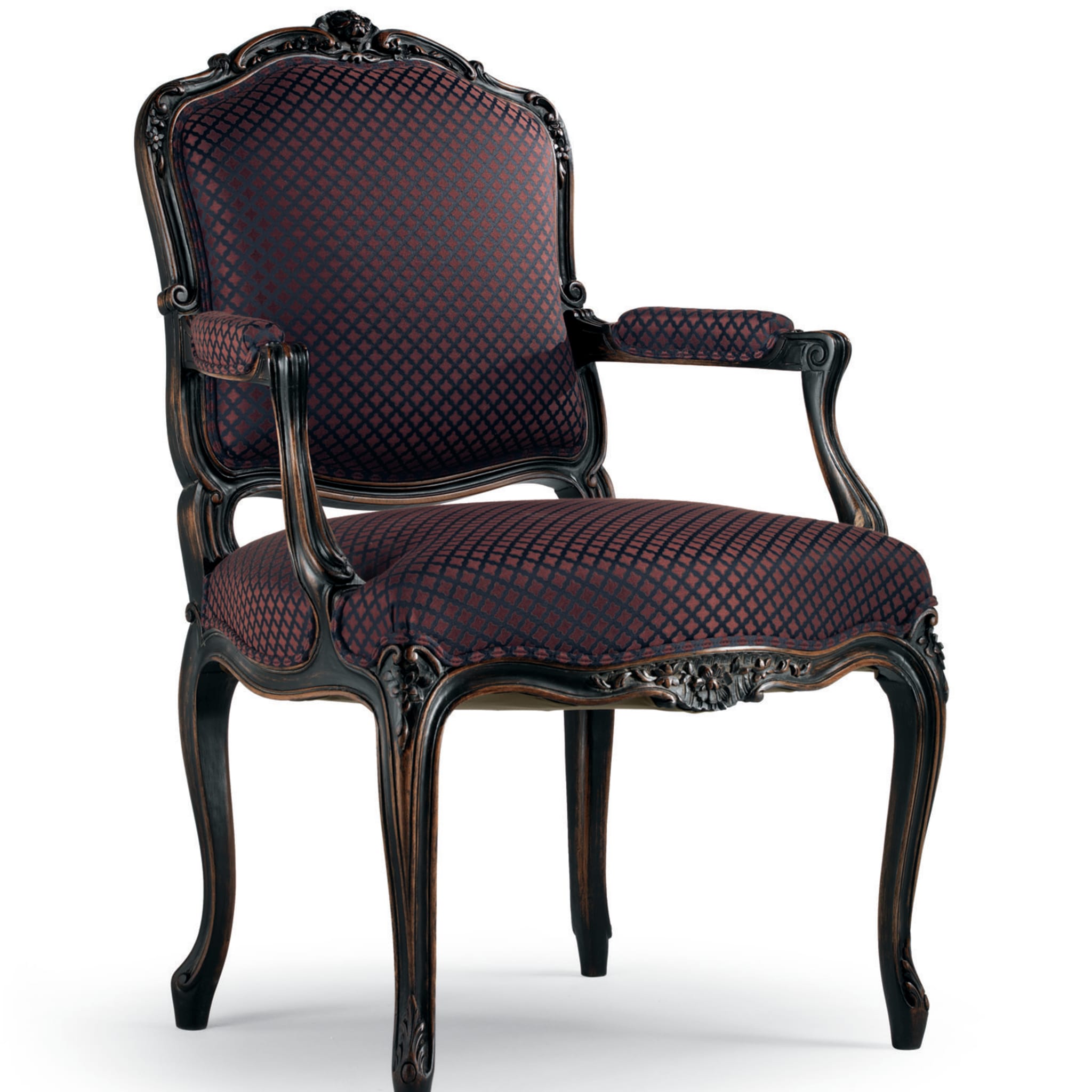 Carved Chair With Armrests Louis XV #1 - Alternative view 1