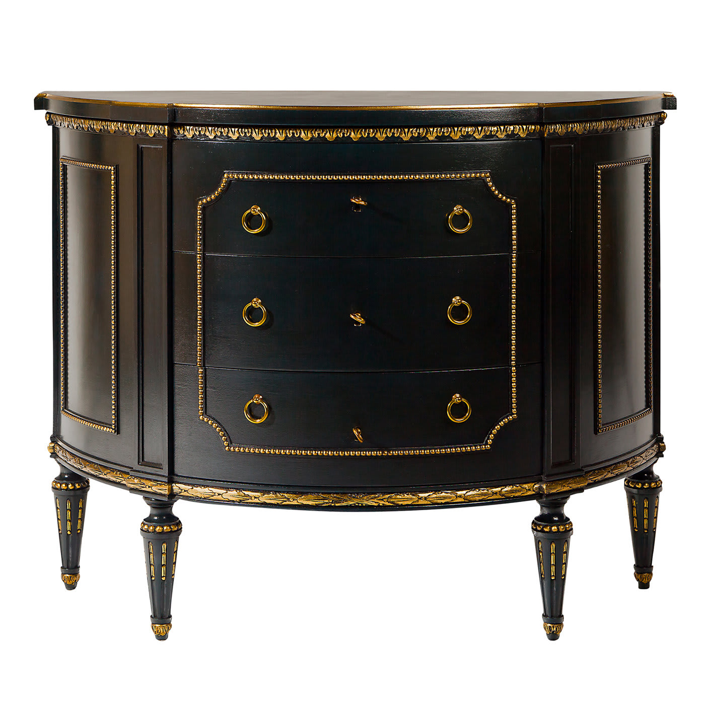 Chest of drawers "demi-lune" Neoclassic style - Salda