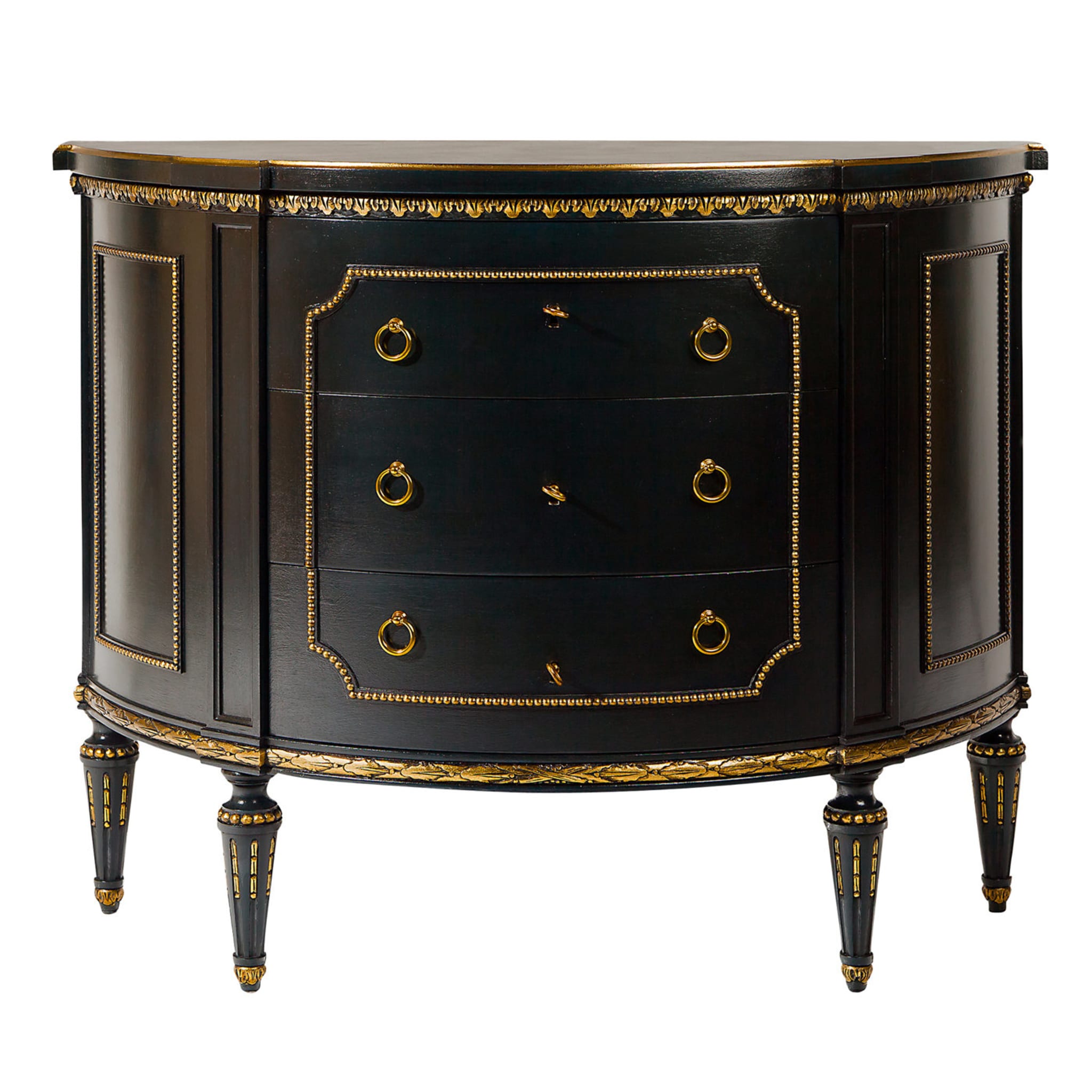 Chest of drawers "demi-lune" Neoclassic style - Main view