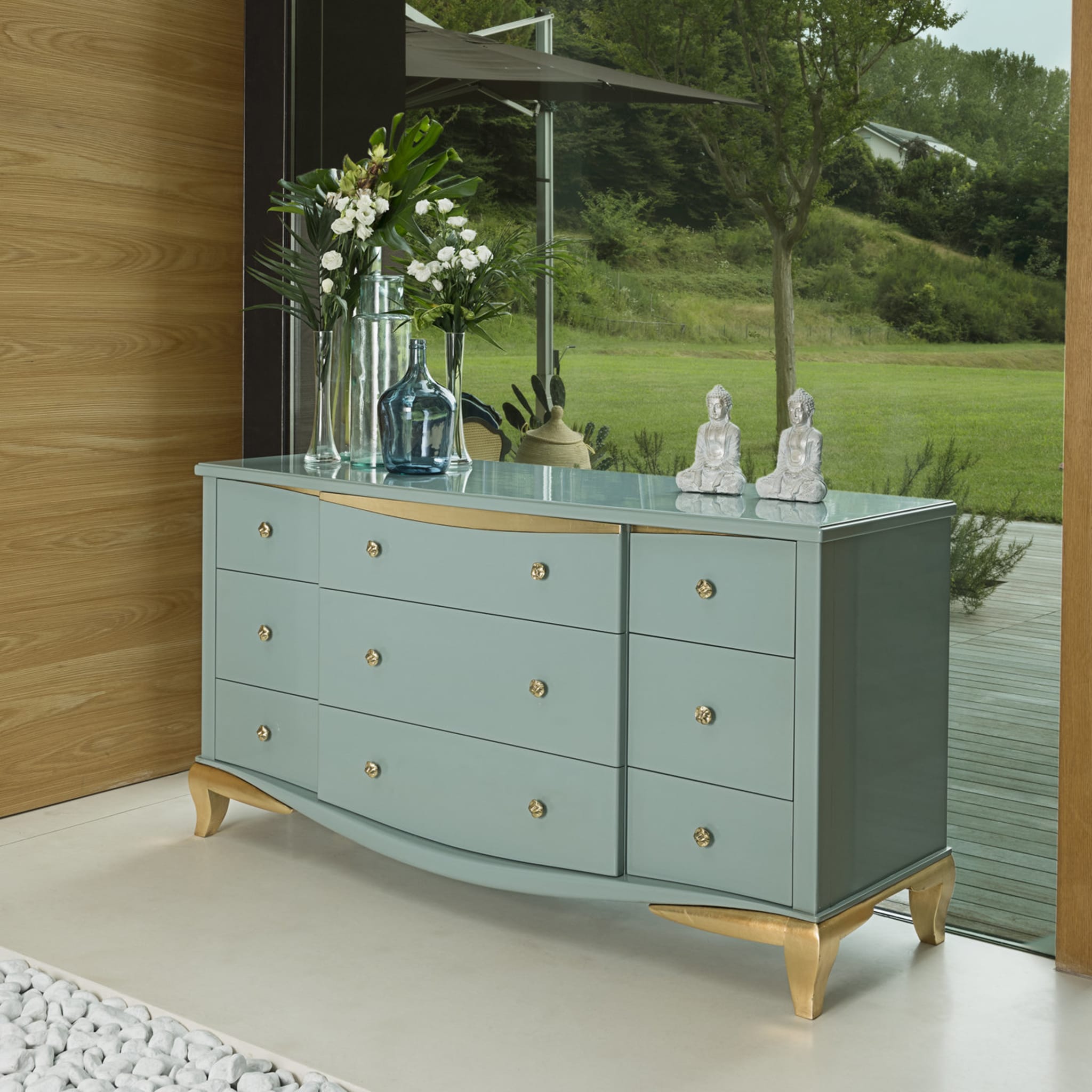 Celadon Chest of drawers Louis XV - Alternative view 1