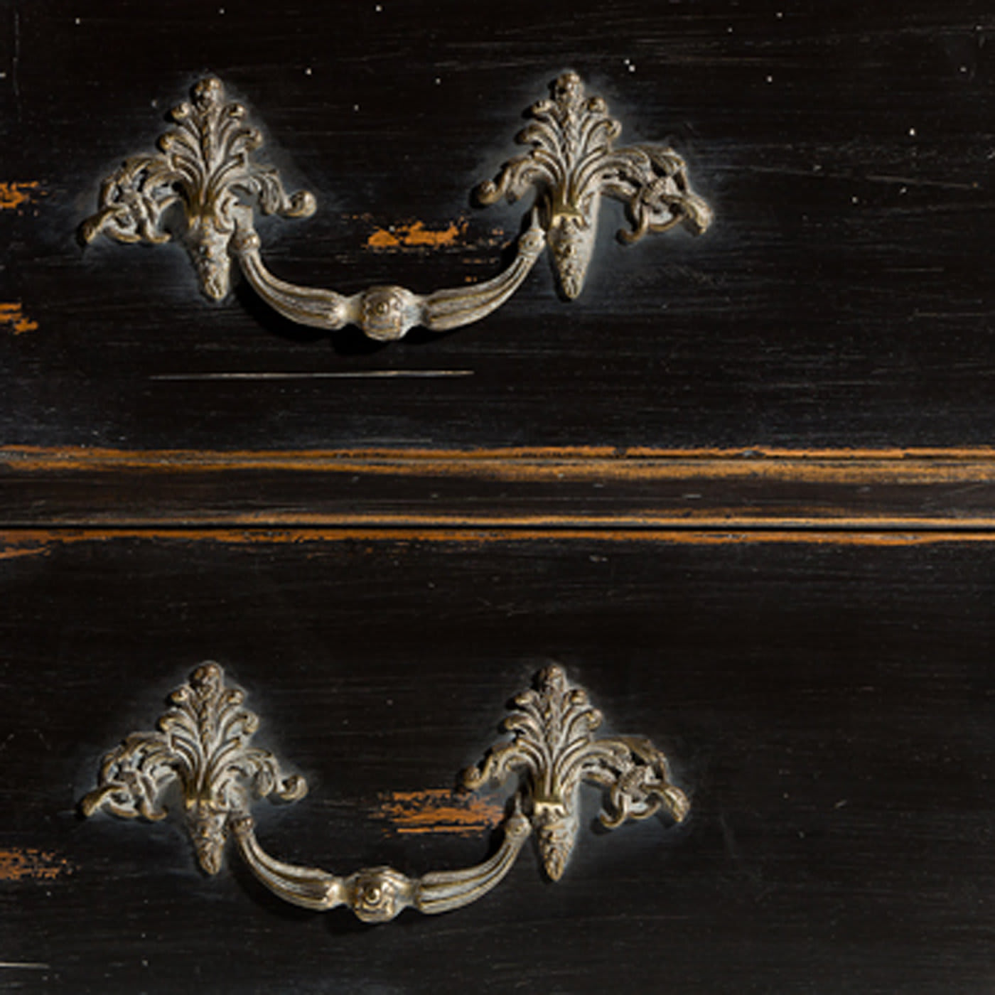 Black Chest of drawers Louis XV - Salda