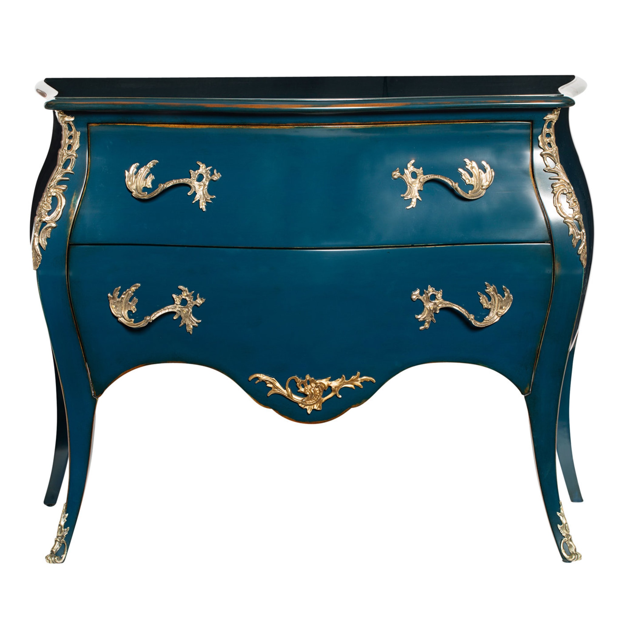 Blue Chest of drawers Louis XV - Main view