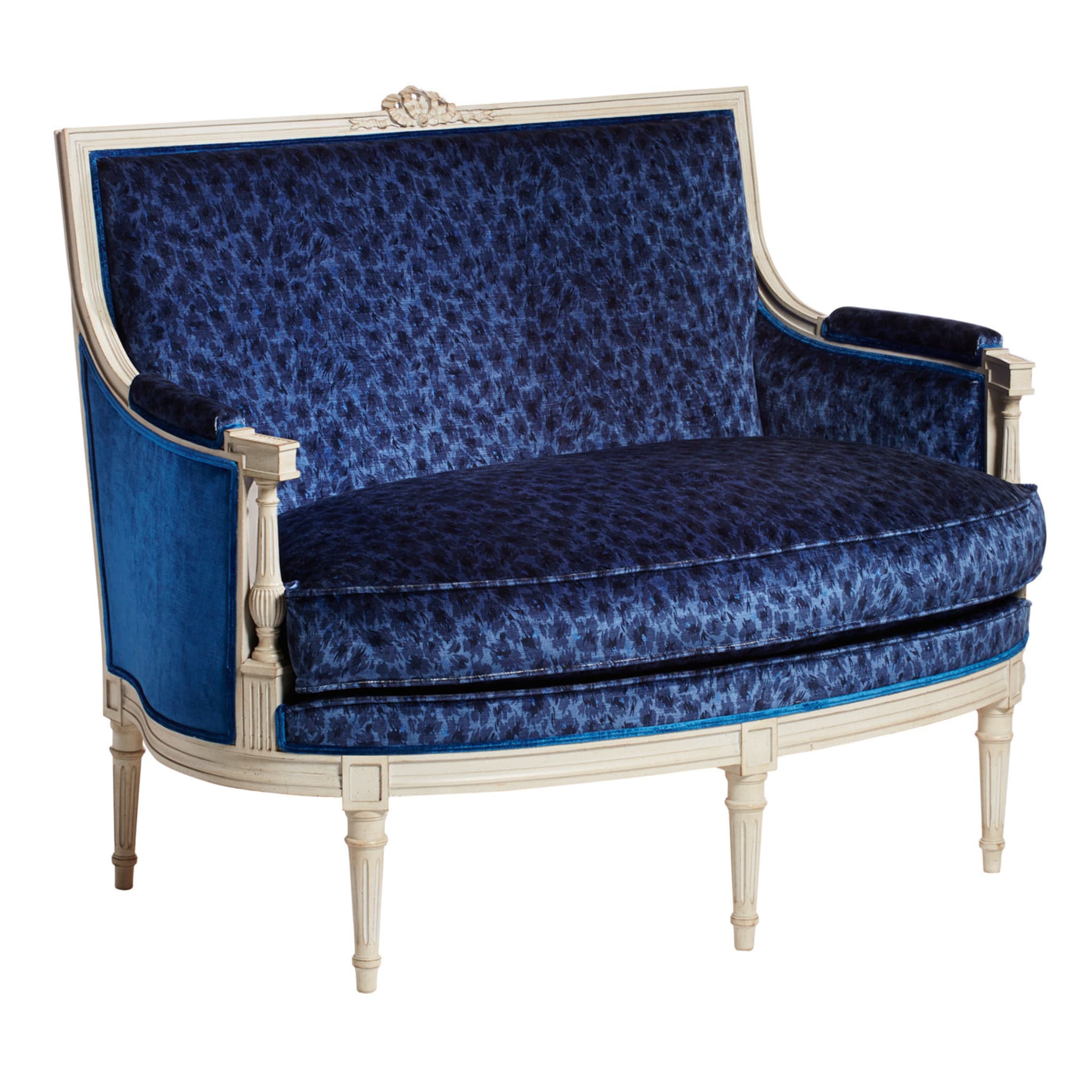 Small Blue Sofa Louis XVI - Main view