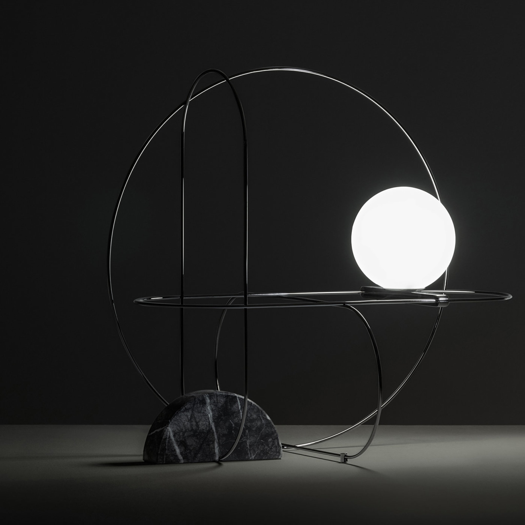 Setareh Black Table Lamp by Francesco Librizzi - Alternative view 2