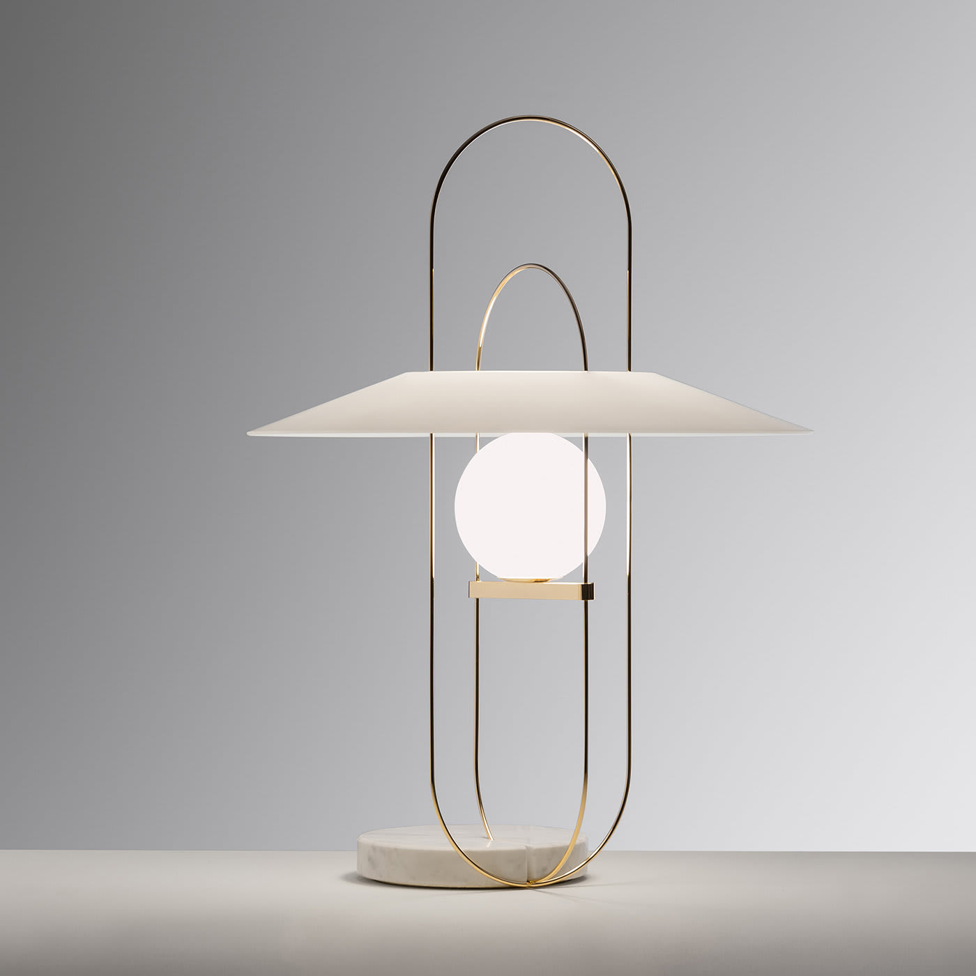 Setareh White Table Lamp by Francesco Librizzi - FontanaArte