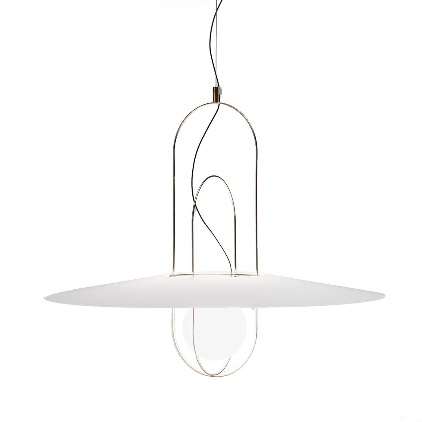 Setareh White Pendant Lamp by Francesco Librizzi - FontanaArte