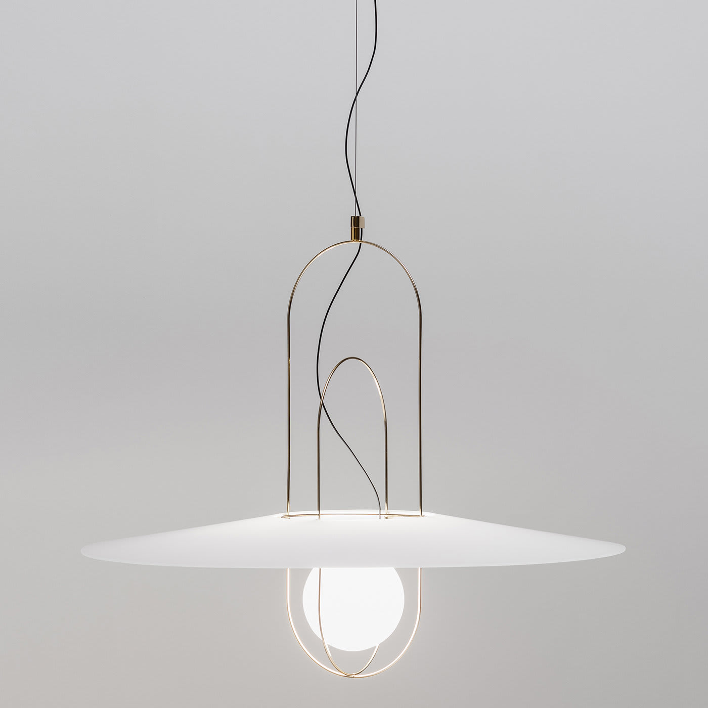 Setareh White Pendant Lamp by Francesco Librizzi - FontanaArte