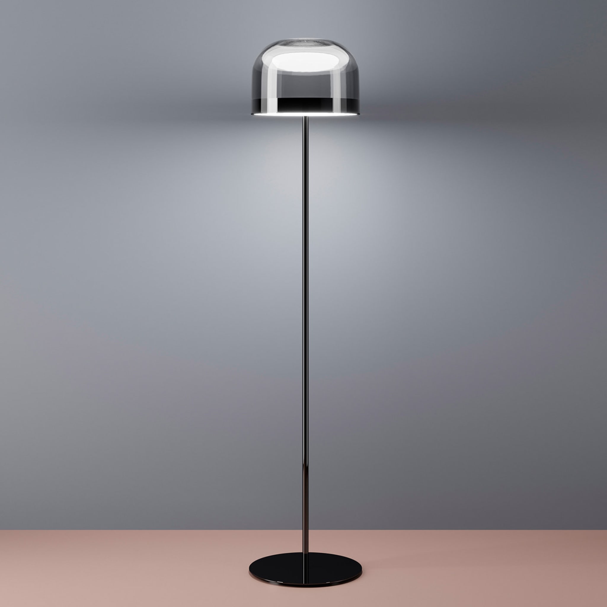 Equatore Black Floor Lamp by Gabriele and Oscar Buratti - Alternative view 1