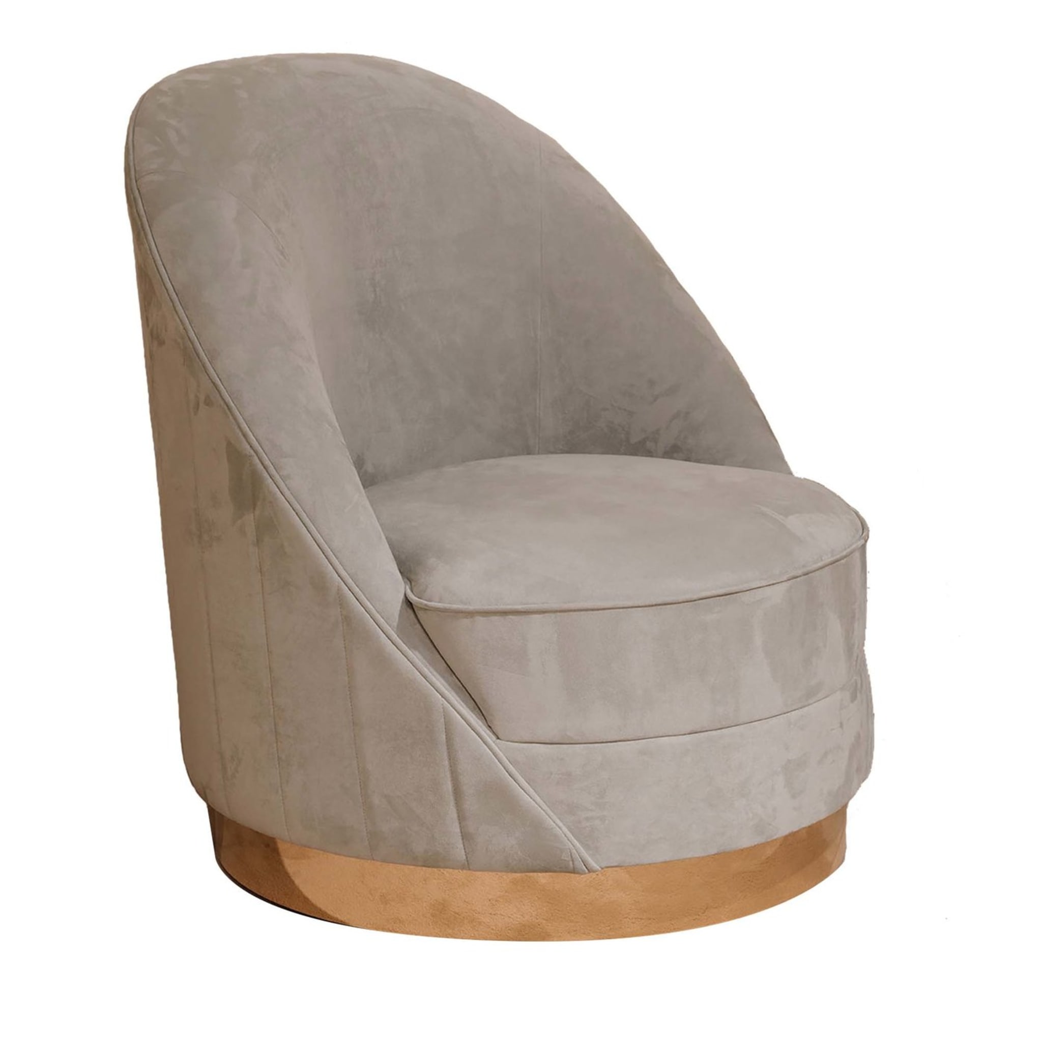 Capsule gray armchair by Pino Vismara - Main view