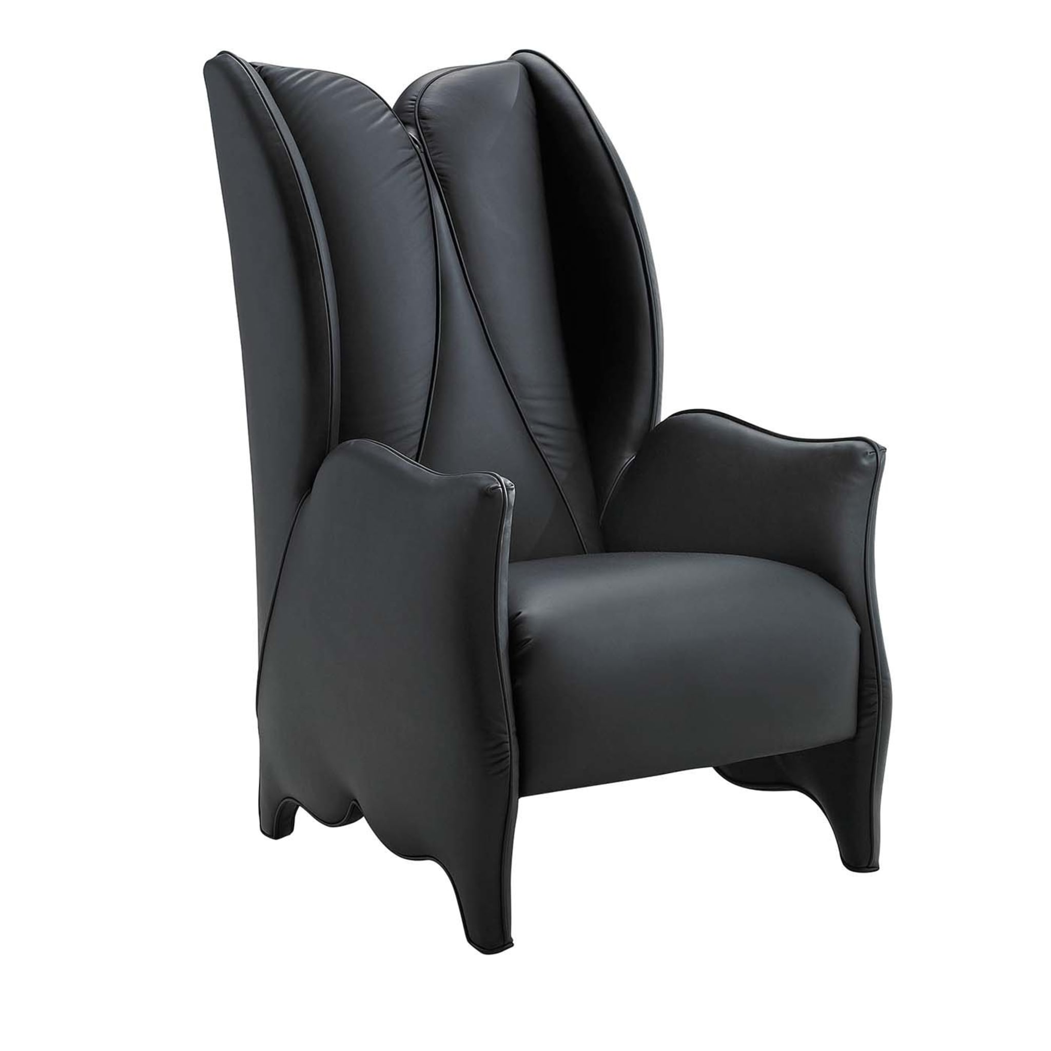 Black Madame Antoinette armchair - Main view