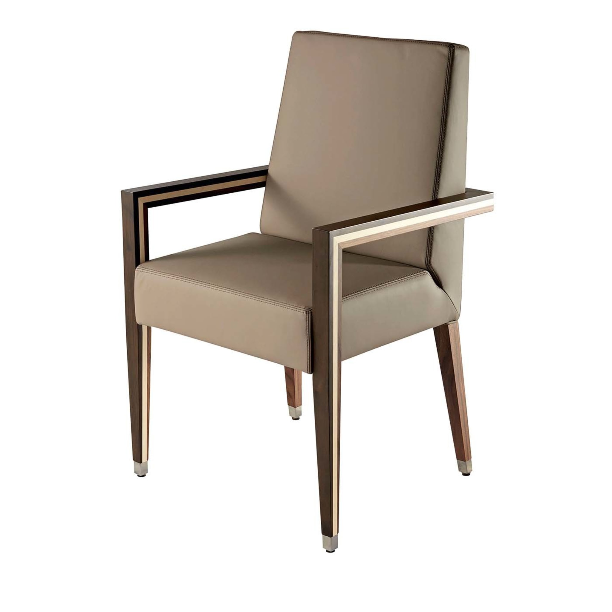 Me chair beige with armrests - Main view