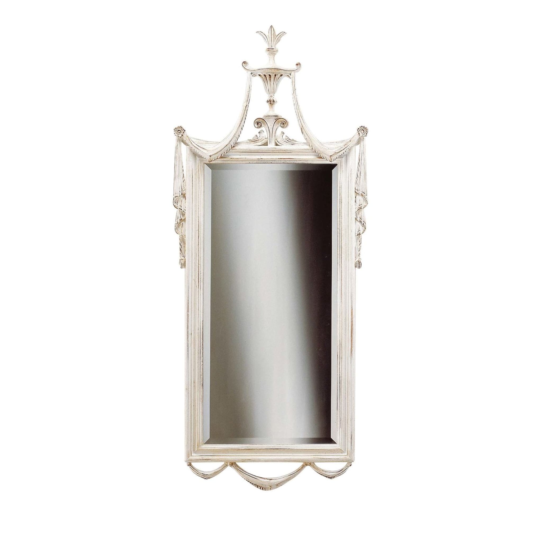 Specchio da parete bianco Luigi XVI - Vista principale